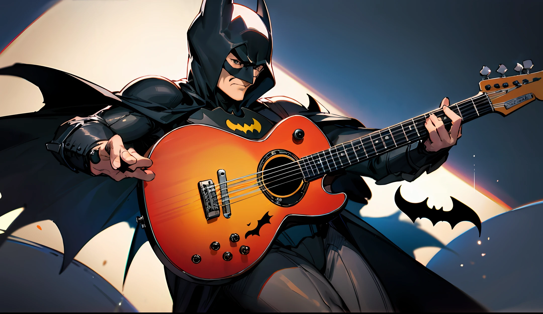 Create a Batman guitar