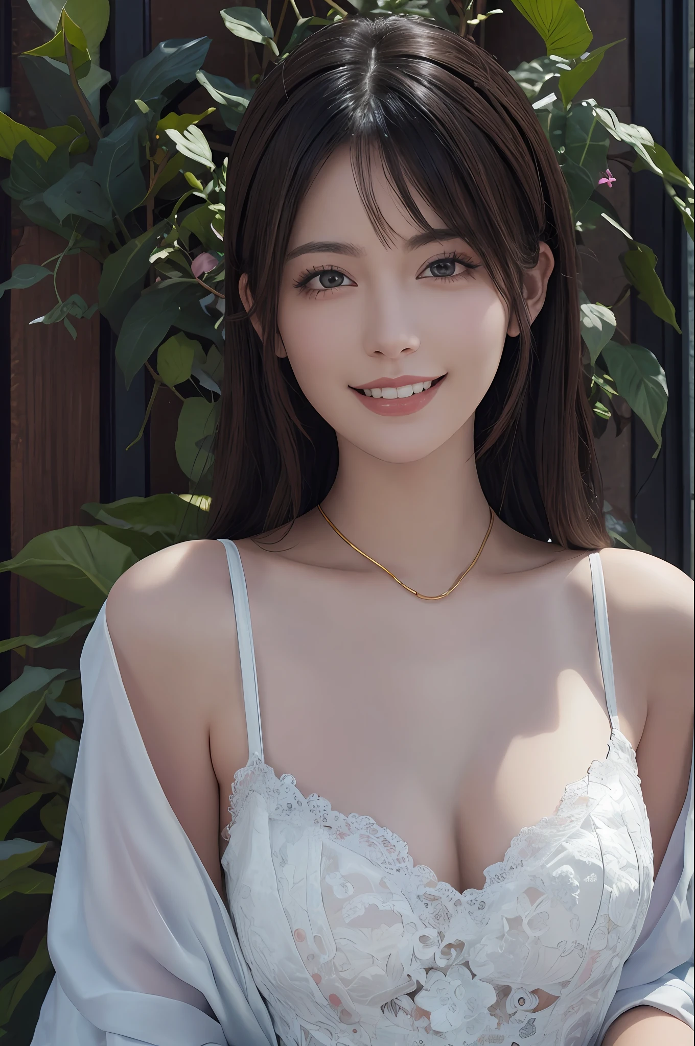 (Masterpiece: 1.3), (8k, photorealistic, RAW photo, top quality: 1.4), (1girl), beautiful face, (realistic face), (black hair), beautiful hairstyle, realistic eyes, beautiful detail eyes, (realistic skin), beautiful skin, absurdity, attractive, ultra high resolution, ultra realistic, high definition, golden ratio, whole body, smiling teeth are visible, beautiful smile,