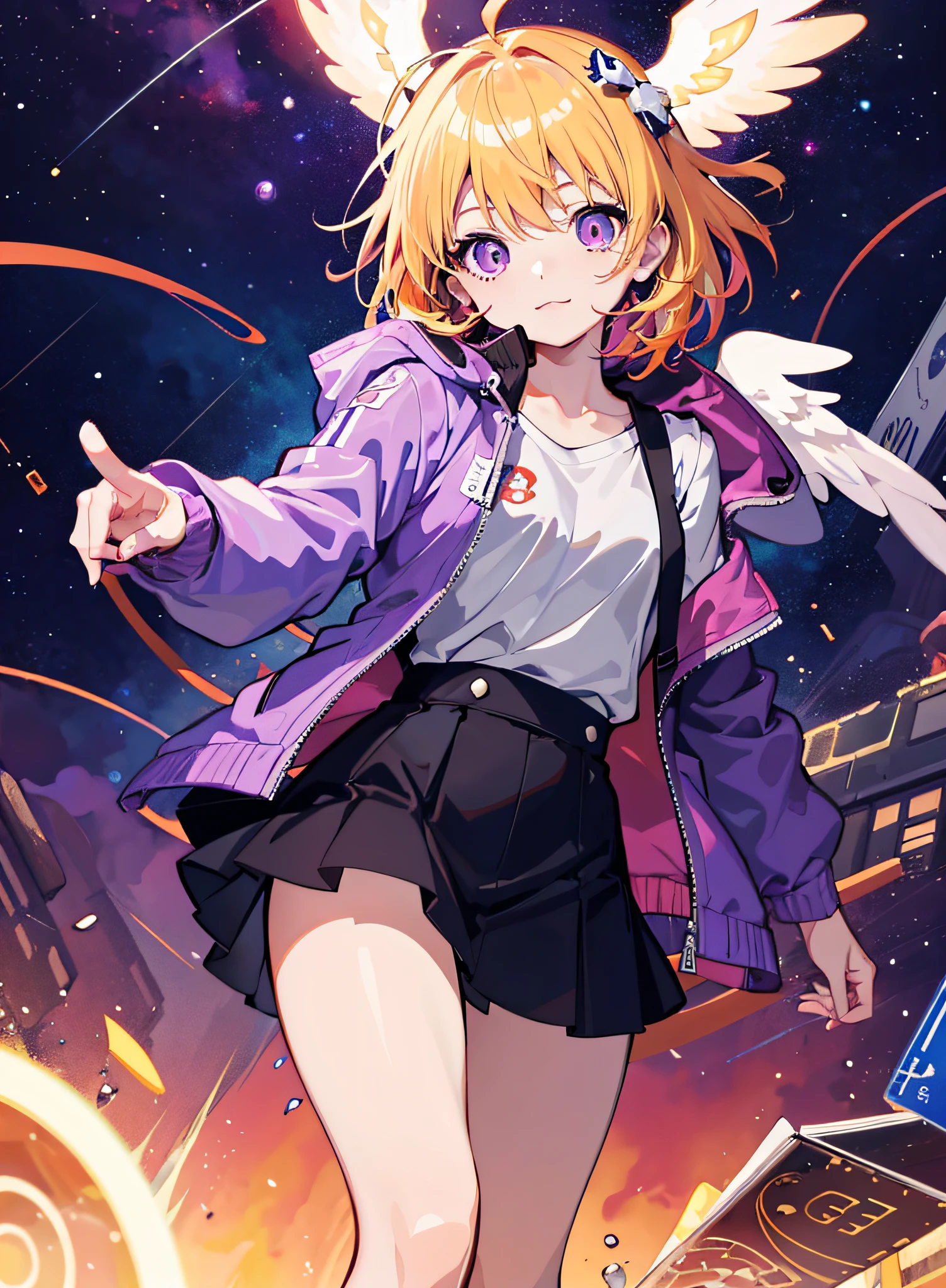 hand pointing at camera