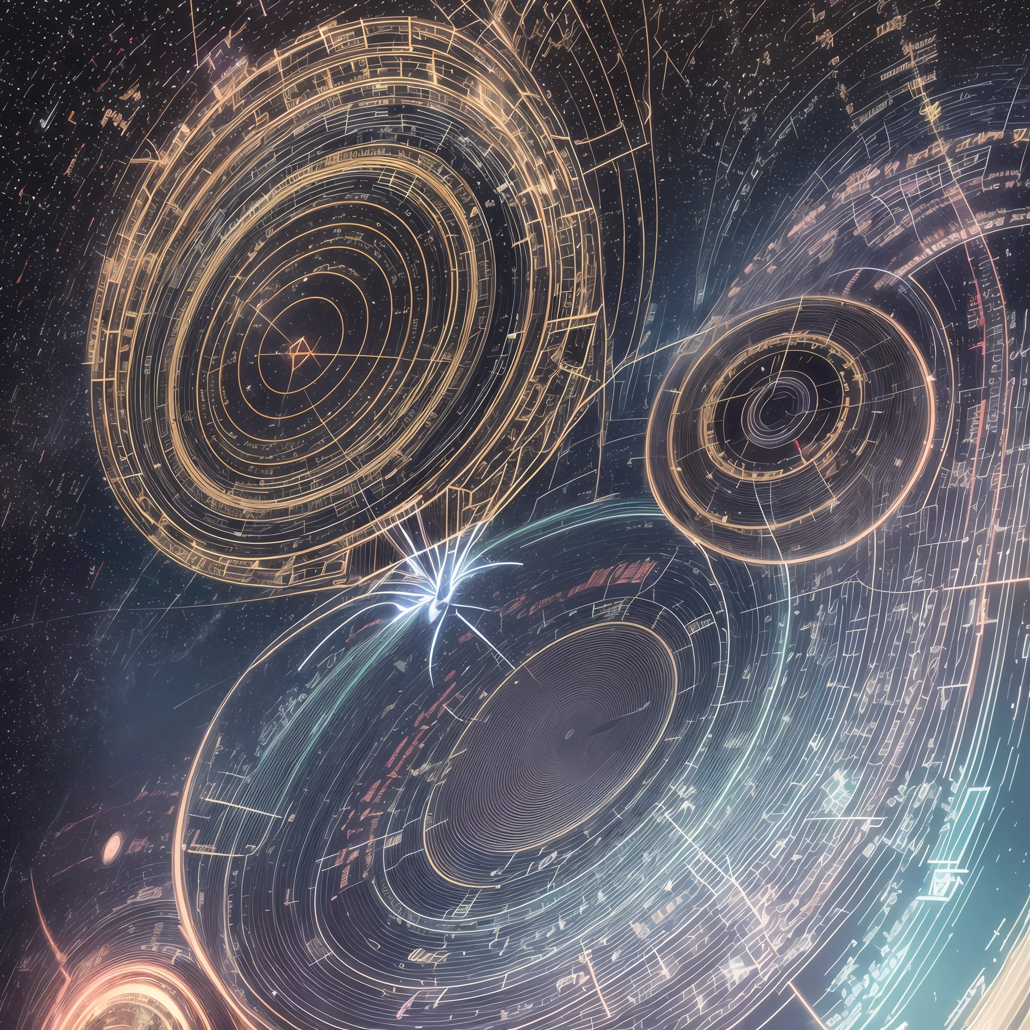 Digital universe parameter value assumption: angular velocity w=1; radius a=1; light speed v=c=n/P; spatial radial polar coordinate r=n/pt.   Space-time coordinate equation equation assumption:  x = r cos(t) * cos(a * t)=n/PTCos(t) * cos(t) x-coordinate equation (1)  y = r * sin(t) * cos(a * t)=n/ptsin(t) * cos(t) y-coordinate equation (1)  z = r * sin(a * t)=n/ptsin(t) z-coordinate equation (3)  w = r=n/P*t w-coordinate equation (3)  t=(0,1/2P,P,3/2P,2P),w corresponds to time axis.  6. Quantum field and probability, that is, five-dimensional polar coordinate values:  u=u_n-1+sin(t+m) Five-dimensional polar coordinate value equation (5)  The m value follows a probability distribution with a 1/8 probability of being 0, a 1/8 probability of being 1/2P, a 1/8 probability of being P, and a 1/8 probability of being 3/2P. There is no superimposed wave at 2P with a 1/2 probability. Sin(t+m) is 0 and un=u_n-1 remains the same as the previous round waveform. --auto --s2