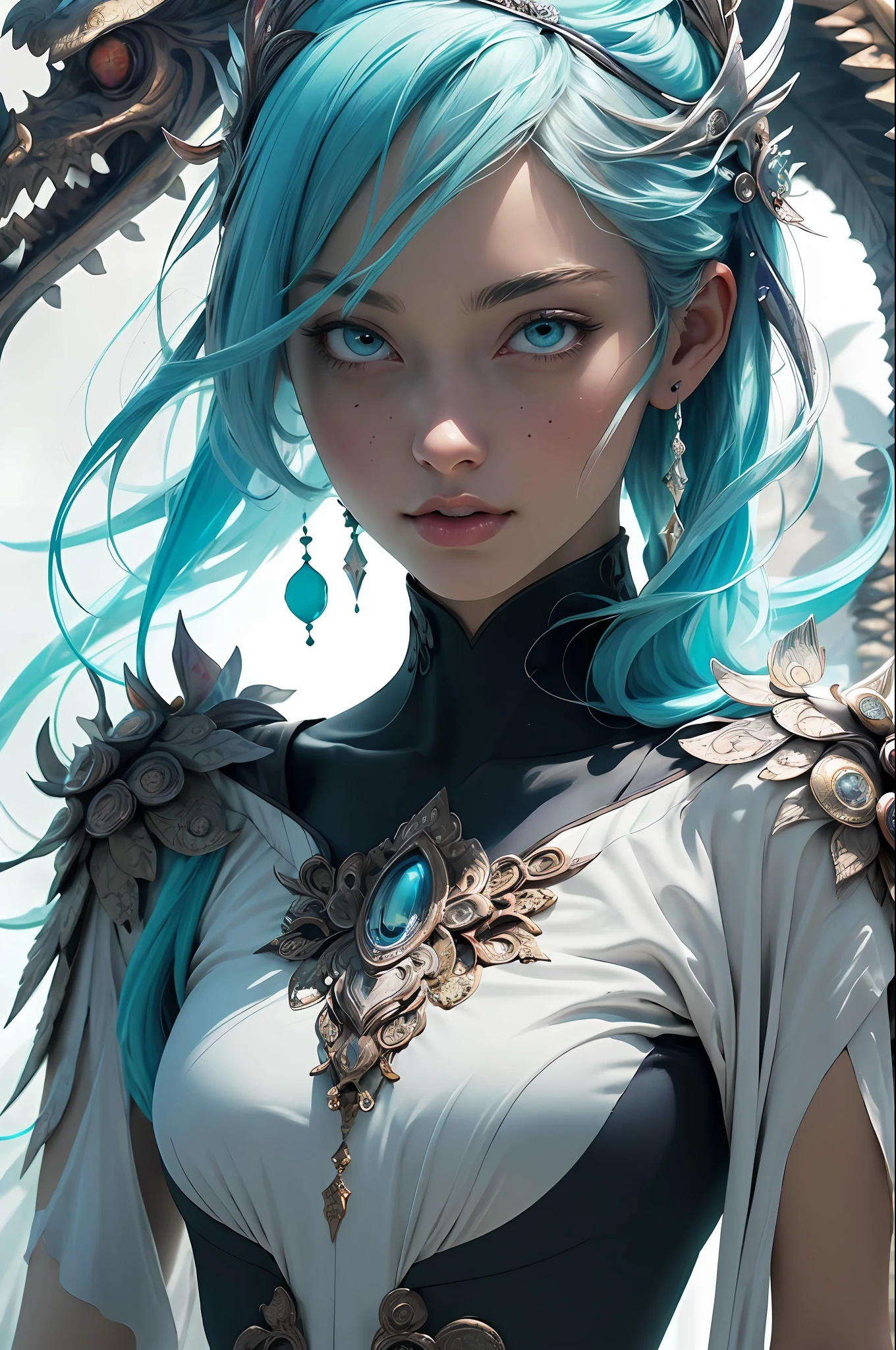 (((masterpiece))), (((best quality))), ((ultra-detailed)), (hyperrealistic), (highly detailed CG illustration), ((an extremely delicate and beautiful)),cinematic light, Create a stunning anime artwork that is currently trending on ArtStation, showcasing exquisite beauty and captivating aesthetics. The art piece should be highly detailed, featuring a compelling character and a visually appealing environment. The character in the artwork is a graceful and enchanting figure, radiating an aura of elegance. Pay close attention to intricate facial features, such as mesmerizing eyes with vibrant colors and delicate shading. The character's clothing should be designed with elaborate patterns, flowing fabrics, and rich textures, reflecting a blend of fantasy and contemporary fashion. Place the character in a captivating environment that enhances the overall appeal of the artwork. It could be a breathtaking natural landscape, a bustling futuristic cityscape, or a mystical realm filled with magical elements. Incorporate vibrant colors, dynamic lighting, and detailed background elements to create a sense of depth and immersion. Consider the latest trends in anime art, such as incorporating unique lighting effects, exploring creative composition techniques, or experimenting with unconventional color palettes. Take inspiration from the top artists on ArtStation and their exceptional execution of various art styles and themes. Camera: Choose an angle that highlights the character's beauty and the immersive environment. Lighting: Utilize atmospheric lighting techniques to create depth and mood. Resolution: Aim for a high-resolution artwork to showcase intricate details and clarity. Art Inspirations: Seek inspiration from the trending artists on ArtStation, exploring different styles, genres, and themes.