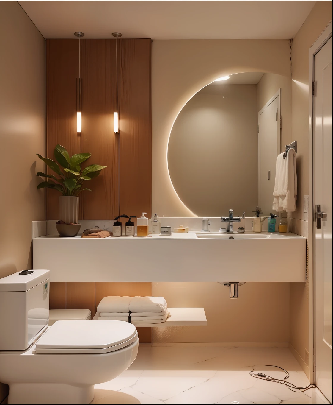 crie uma fotografia de um lavabo usando essa imagem como referencia --auto