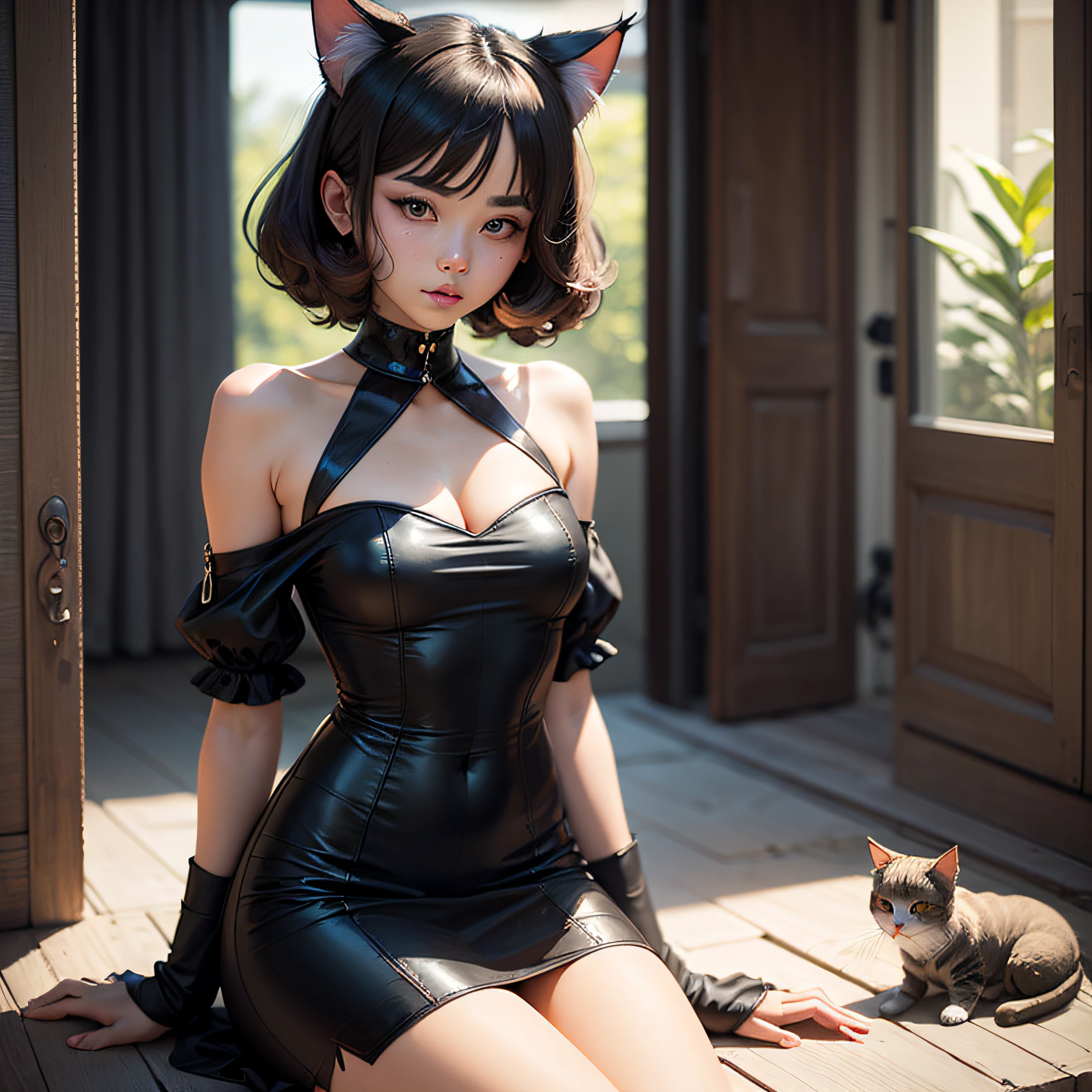 Creative inspiration:Cat-eared lady --auto