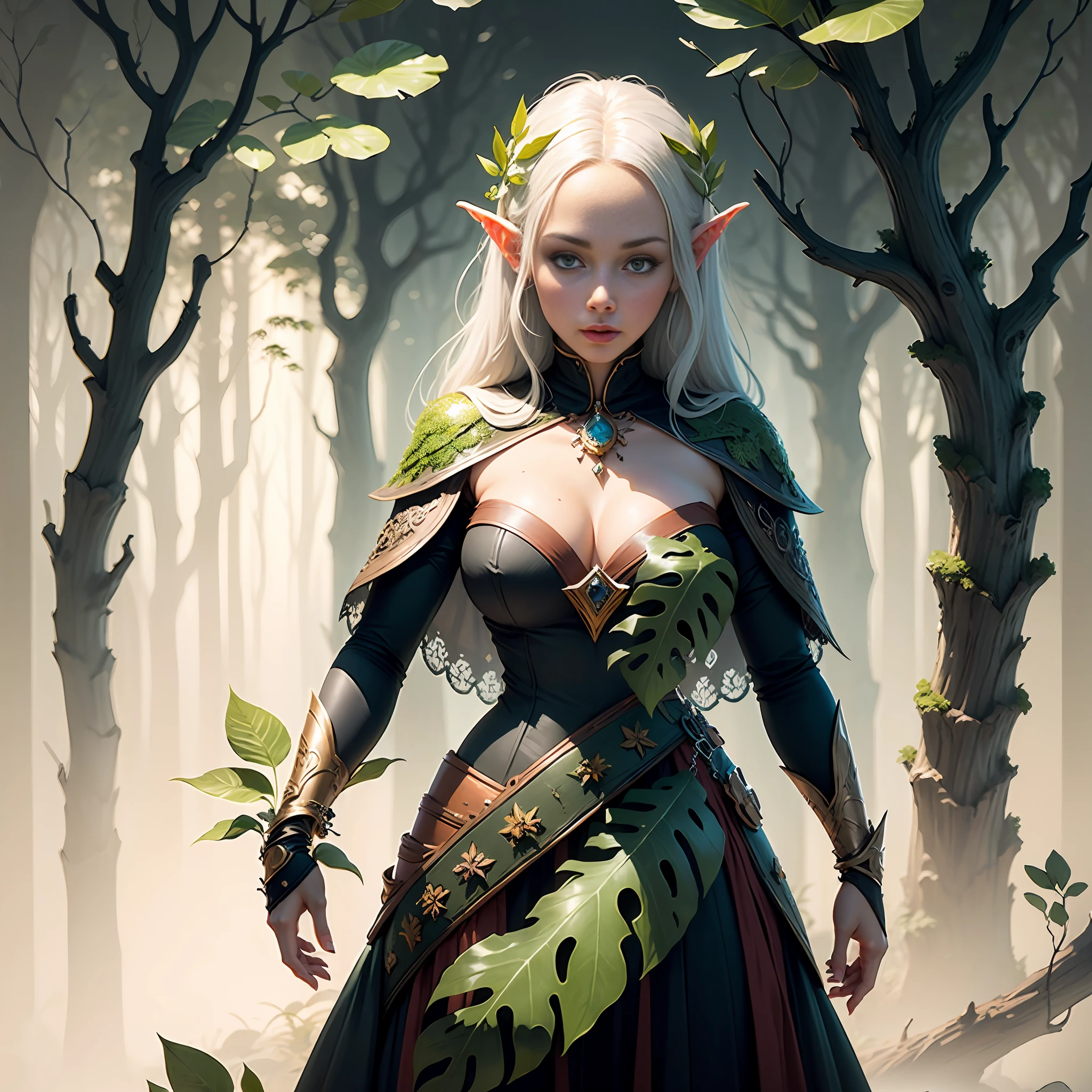 mossy skinned Myconoid Elven grandmother woman, myceliaHallucination leafy forest, Lovely but thought provoking Environmental fungi Art in the style of Andrea Kowch
detailed matte painting, deep color, fantastical, intricate detail, splash screen, complementary colors, fantasy concept art, 8k resolution trending on Artstation Unreal Engine 5 --auto