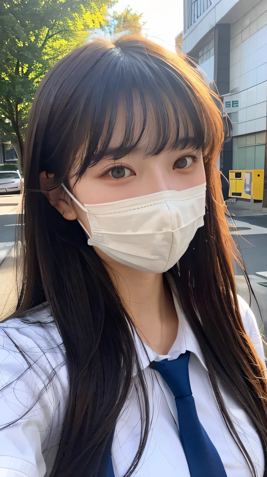 Indoor real lighting】 【Hospital lobby：2.0 大厅 外景 柜台 】 【1girl 护士wearing mask 身材完美的美女 纤细腹肌 翘臀】 【wearing mask  【Black hair, dark brown hair, wave head, setback, long hair, layered haircut】 【Ultra-fine face Round face】 【Long eyelashes, solid round eyes, fine eyes, fine eyes, delicate eyes, double eyelids】 【Ear blush】 【Highly detailed face and skin texture Whitening skin】 【Light smile】 【(Short-sleeved shorts half-sleeve clothing nurse clothing】 【超现实主义 阴影 浮雕 立体图 大气透视 8k 超级细节 准确率 最佳质量4k 自然光 最佳质量 逼真灯光 杰作 清晰对焦】