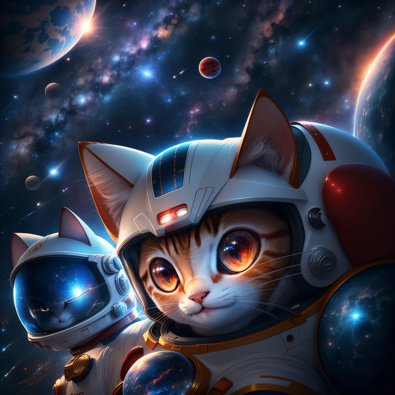 Kitten at the moon --auto