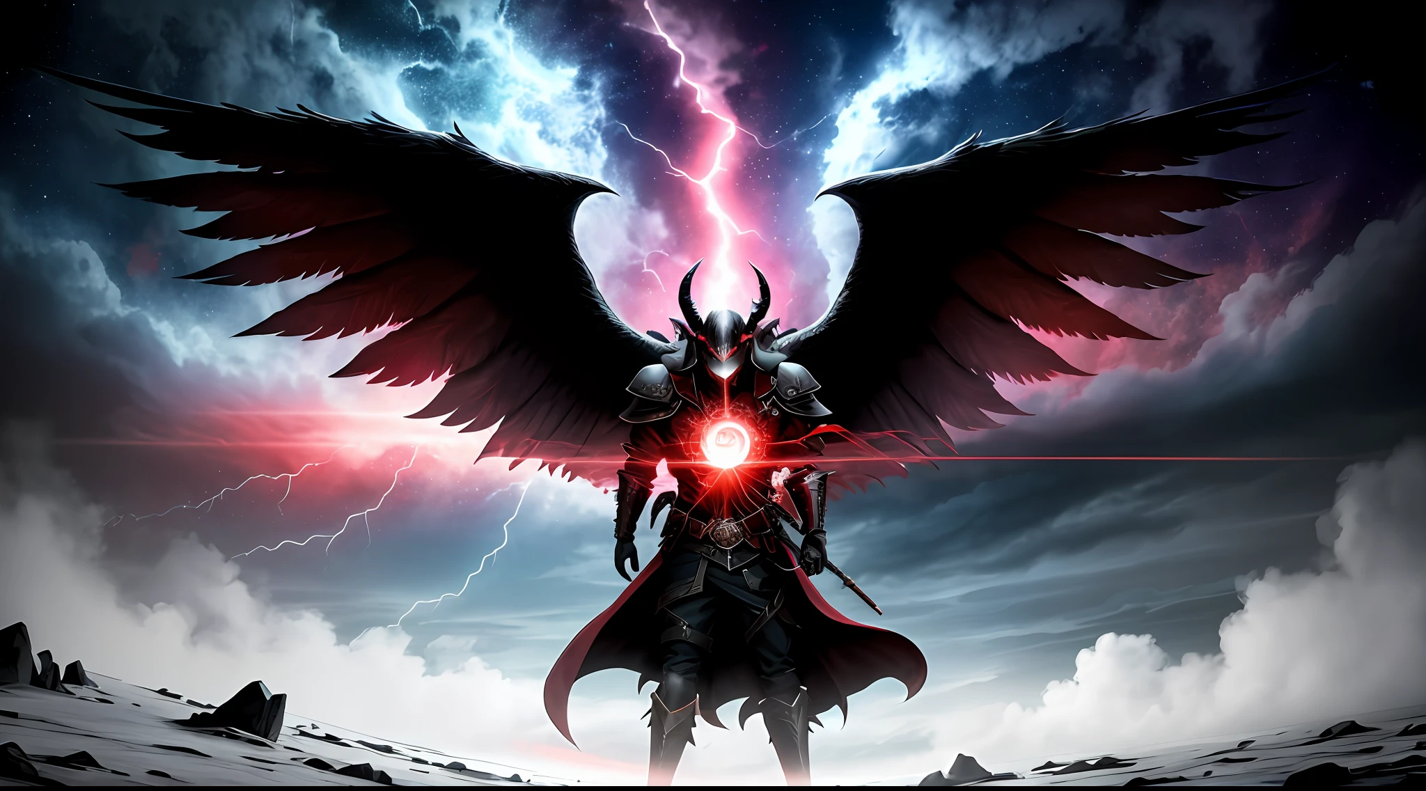 (eldmeisterog), (dark skin), (demonic horns), large breasts, Clear as the sky On a winter night And deep as the stormy sea I hear a whisper inside me A hunger devouring me I beg you, my heart, to be free Farther Than the Night of the Day I reach your true embrace Shadow my Memories disappear through the veil of my mind Here at the end of our time Right as the sun will be born Over blood-red skies I'll be on my way Come the dawn of the day Dark as night will be So, my heart, it is us Sorrow will reap my soul That, my heart, I know A thread was woven By an unyielding hand The Norns paved my way Just as the seed should grow The withered leaf must go To be buried under the snow Right how the sun will rise Over blood-red skies I will be path At daybreak Wrapped in doubt As I set sail for the coast Though cold and cruel The horizon calls Very, very, rebellious waves I will follow you home And disappear into the unknown Right as the sun will rise Over blood-red skies I will be on the way Coming at daybreak Dark as night will be So my heart, is we Sorrow will steal my soul That, my heart, I know Weaver of fate To your will I must bend Oh, ancient wisdom I beg you, my heart free (dark skin), (horns of demons), large breasts, Immortal temptation takes over my mind Doomed Fallen weak on his knees, summon the force From chaos I am the approaching storm Provoking black clouds in isolation I am the catcher of my name Born in flames, I was blessed The coat of arms of my family is a demon of death Forsaken, I awaken Ashes of a phoenix in the divine dark Descending misery Fate chasing time Inherit the nightmare, surrounded by fate I can't run away Keep walking the line between the light Diverted Through empty corridors I will not surrender 5r The truth rev 5aled in red-hot eyes We lu