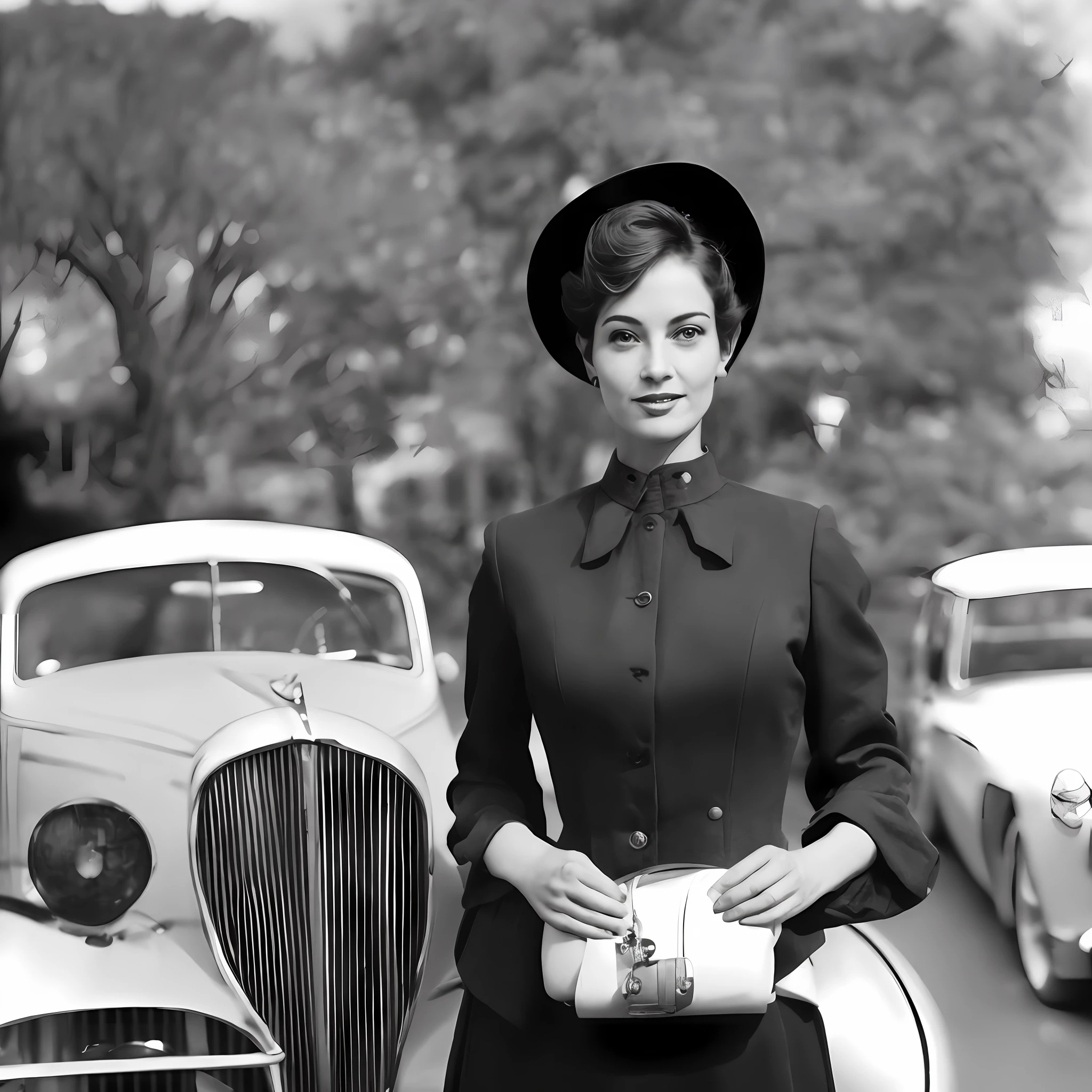 A petite woman --auto