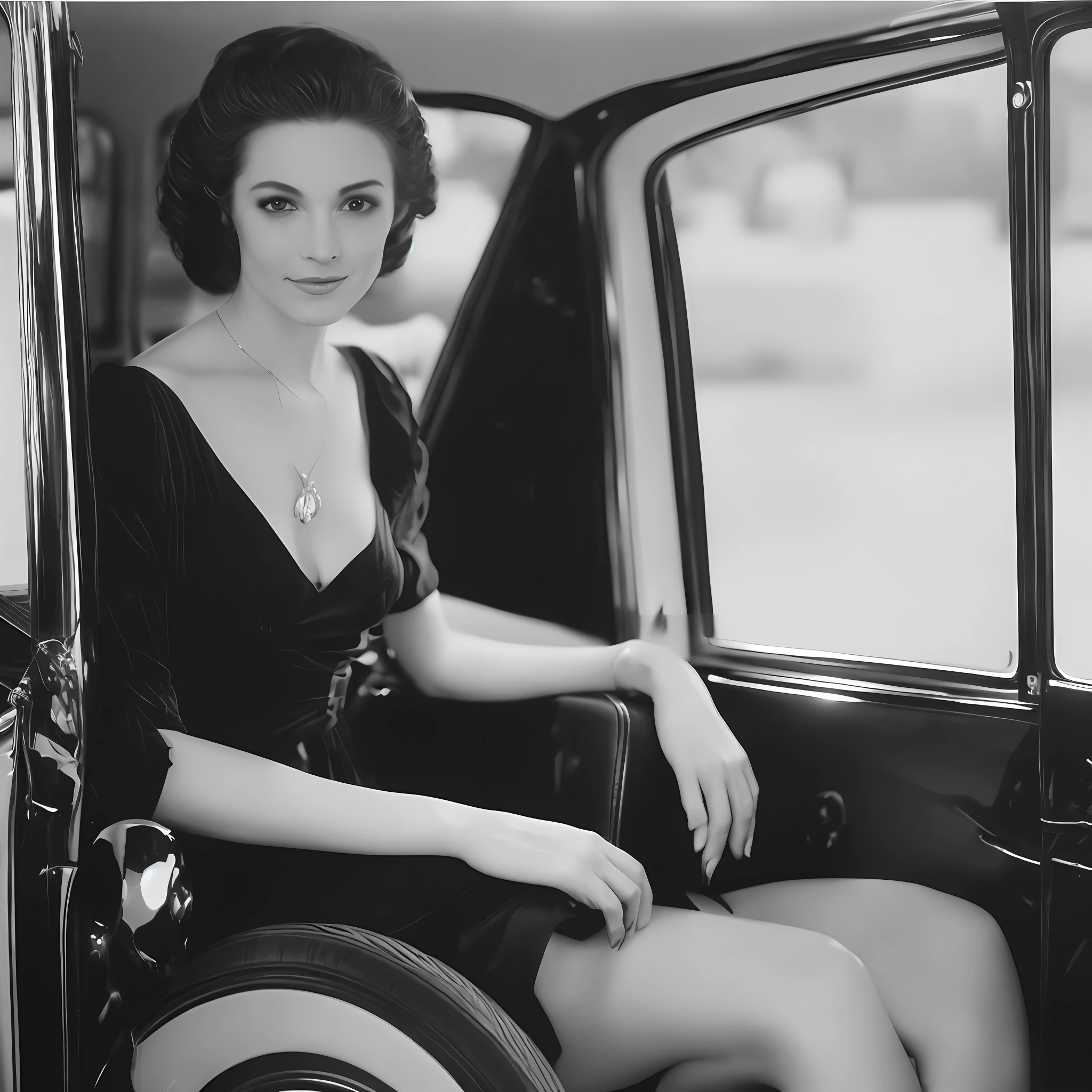 A petite woman --auto