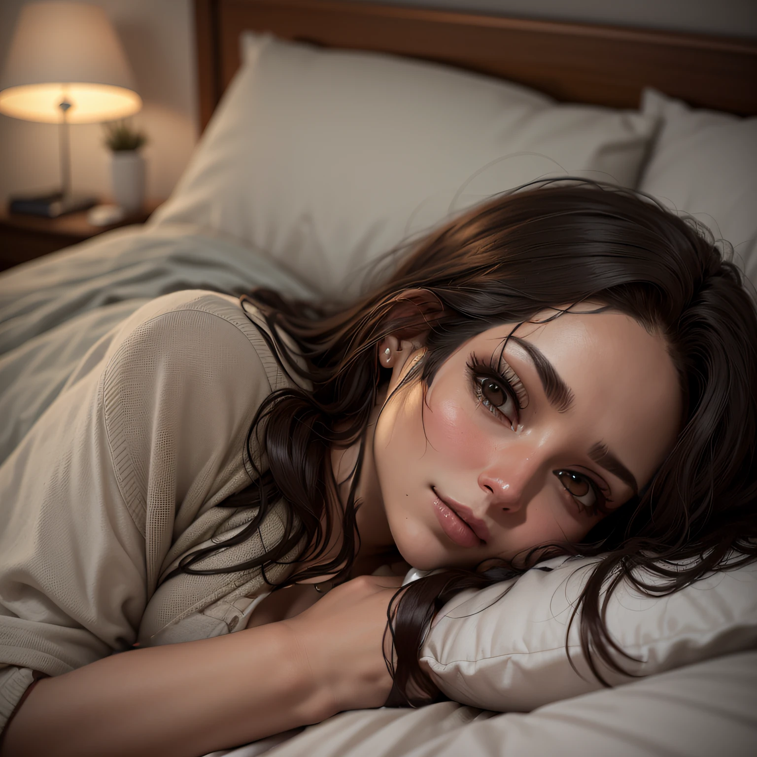 pele morena olhar cativante sexy