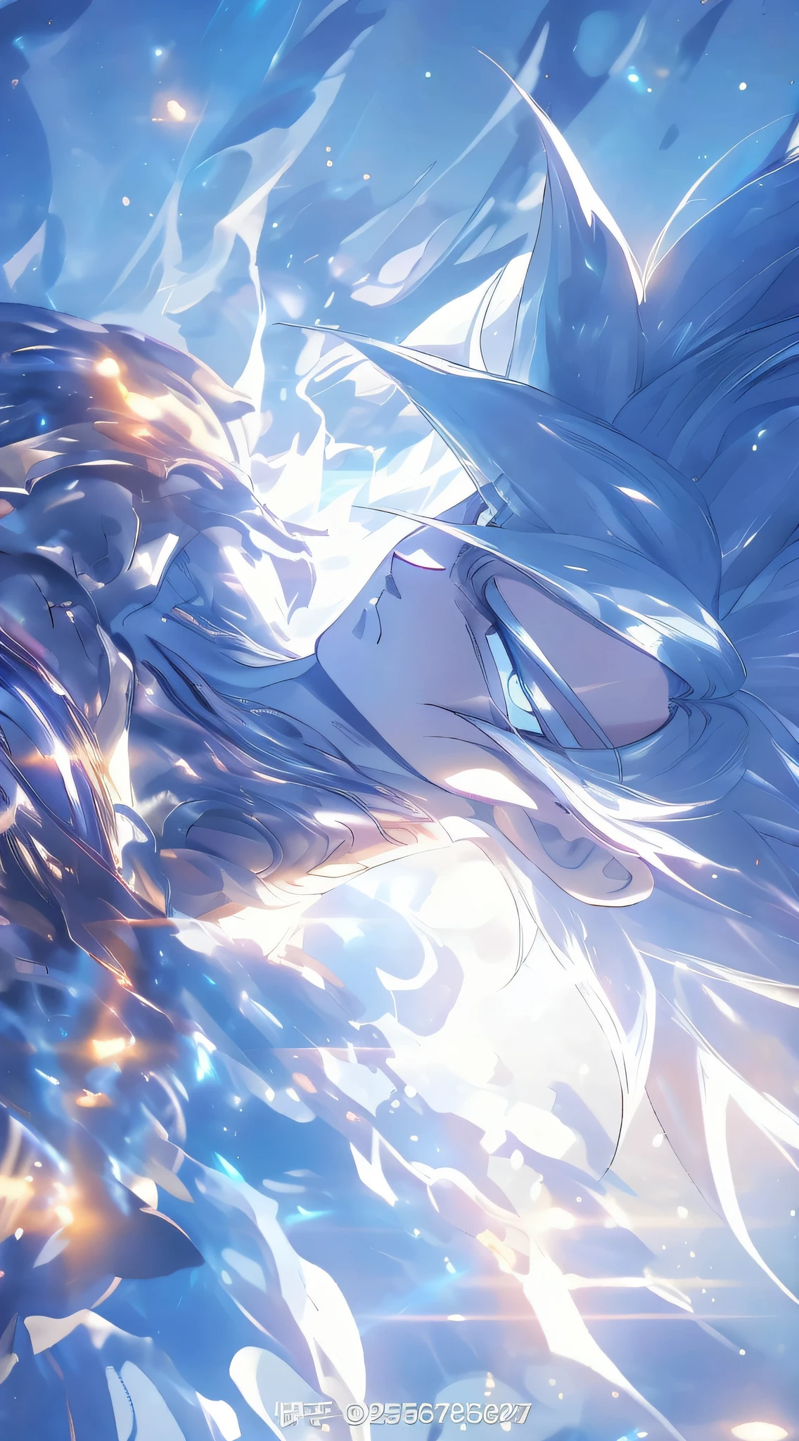 anime girl with long hair and blue eyes in a blue sky, detailed anime art, anime wallaper, detailed anime artwork, anime epic artwork, 4 k manga wallpaper, 4k anime wallpaper, anime art wallpaper 4 k, anime art wallpaper 4k, anime wallpaper 4 k, anime wallpaper 4k, anime art wallpaper 8 k, hd anime wallaper