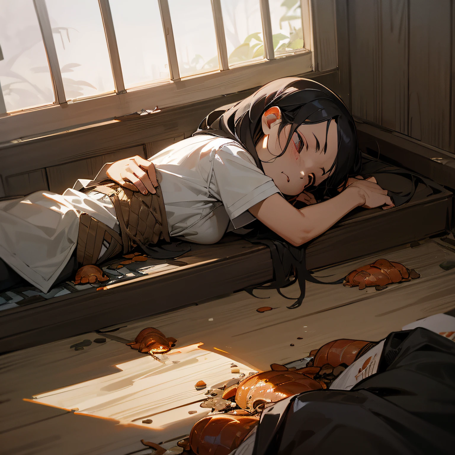 Li Meng died。
All three people in the dormitory suddenly died violently。
The body lay there,It's like broken rotten meat,It emits a foul smell。Maggots have been bred on it,Is squirming in the nose。 --auto