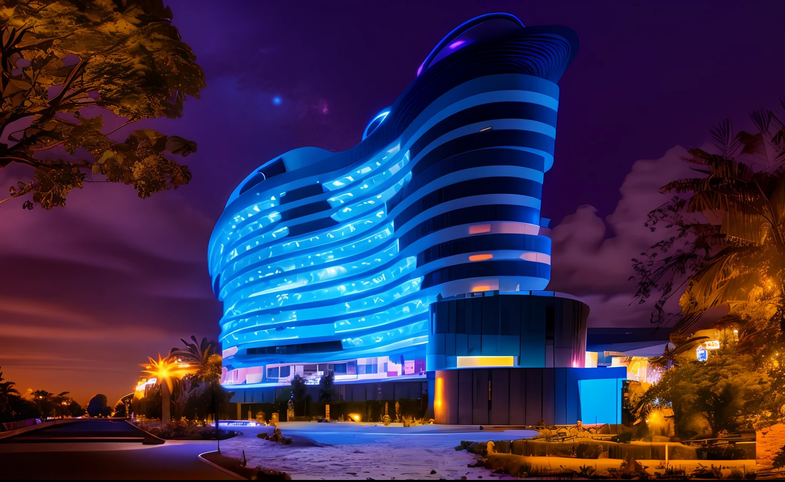 A sight at night