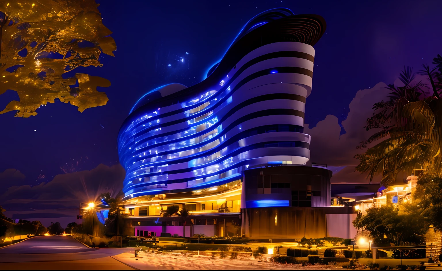 A sight at night