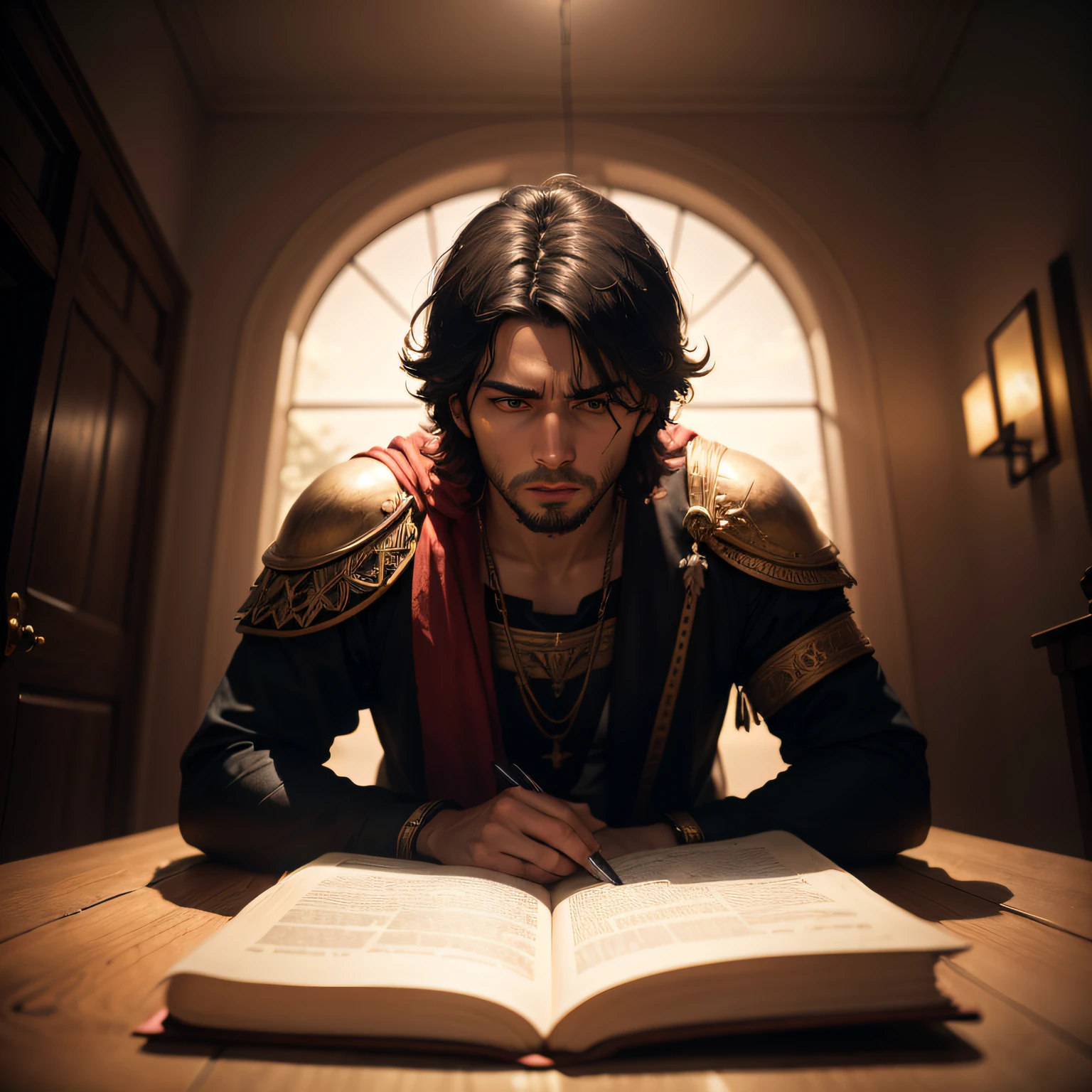 Davi , rei Davi, Bible character from the book of kings, Judeo , realista, 8k, 1080 x1920, Dramatic lighting, (( obra prima )) --auto