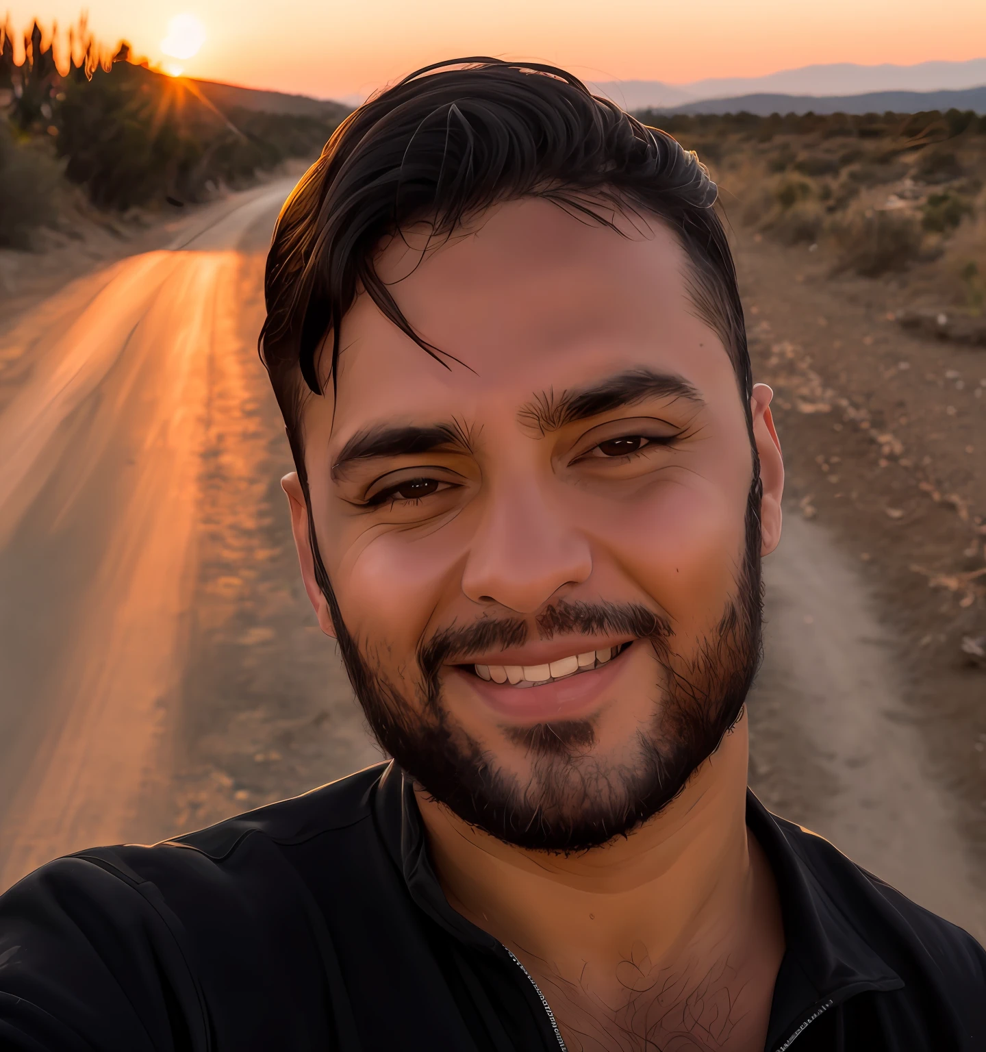 there is a man that is standing on a dirt road, taken in the early 2020s, caio santos, foto de perfil headshot, Aykut Aydogdu, imagem de perfil, Nekro Borja, david rios ferreira, profile picture 1024px, icaro carvalho, Borja, com montanhas ao fundo