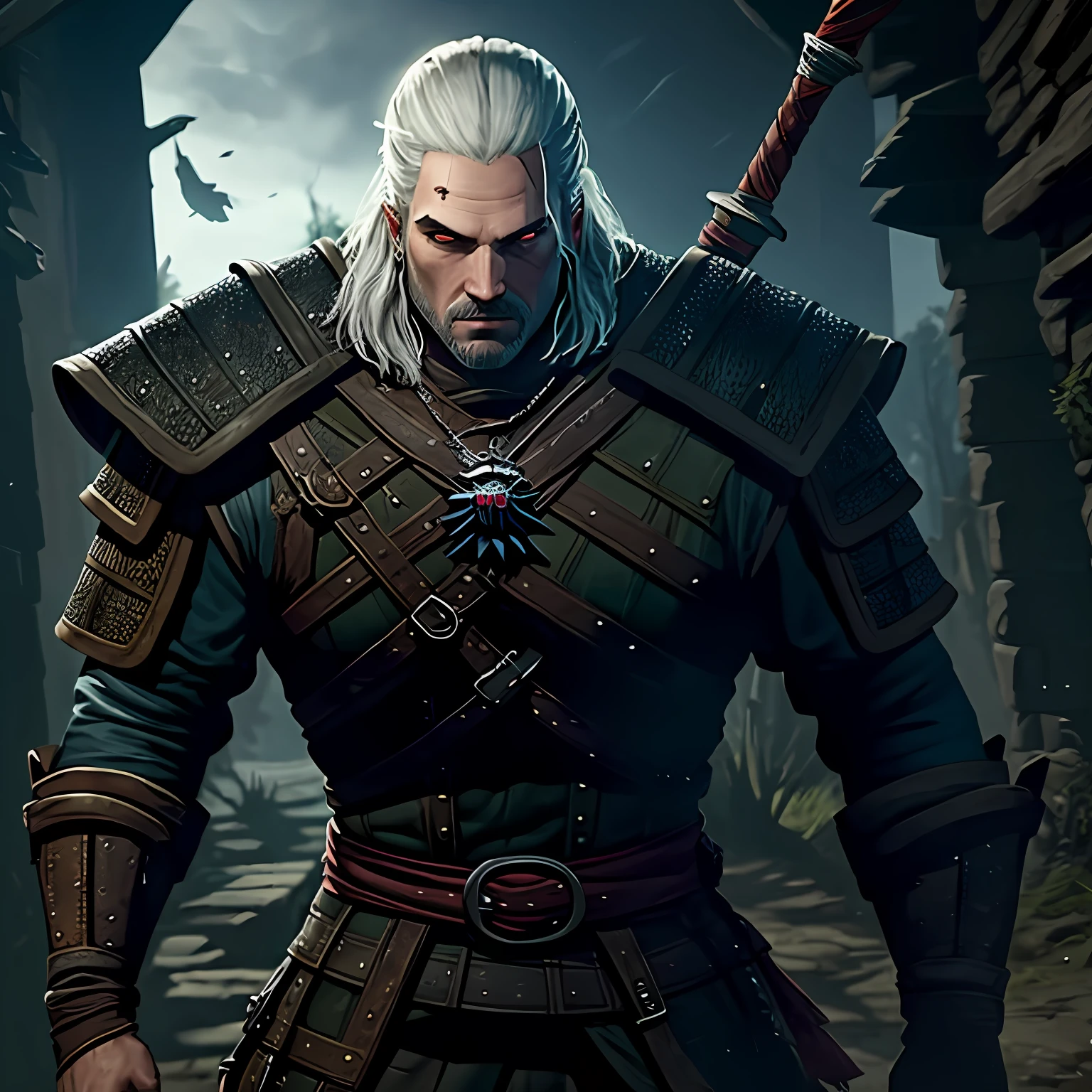 mago em the witcher criando o primeiro monstro --auto