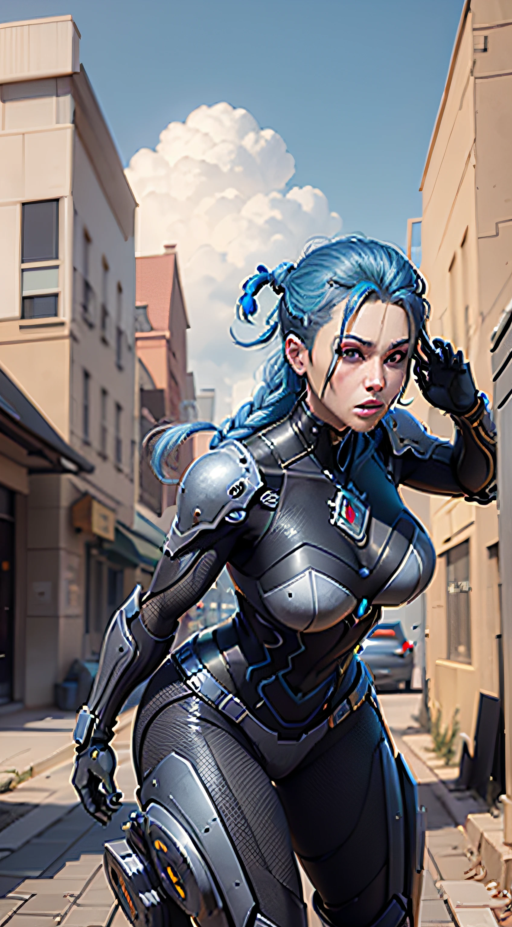 (Melhor Qualidade)), ((Obra-antes)), (Muito Detalhado: 1.3), 3D, Linda mulher cyberpunk, cosplay da mulher maravilha, Armadura Vemelha, amarela dourada, Tecnologia de esqui-ser, HDR (High Dynamic Range), ray tracing, nvidia RTX |, super resolution, unreal 5, espalhamento subsupersercial, textura PBR, post-processamento, serltragem anisotrópica, profundidade de campo, maximum sharpness and sharpness, multi textura-camadas, Mapeamento especular e de albedo, surface shading, accurate simulation of light interactions-material, perfect ratios, octane rendering, duotone lighting, ISO baixo, white balance, rule of thirds, ampla abertura, 8K RAW, alto-Subpixels de eserciência, subpixel convolution, luminous particles, espalhamento de luz, efeito Tyndall, muito sexy de biquini, corpo inteiro, pose de batalha, bluish hair with braids, lua cheia,