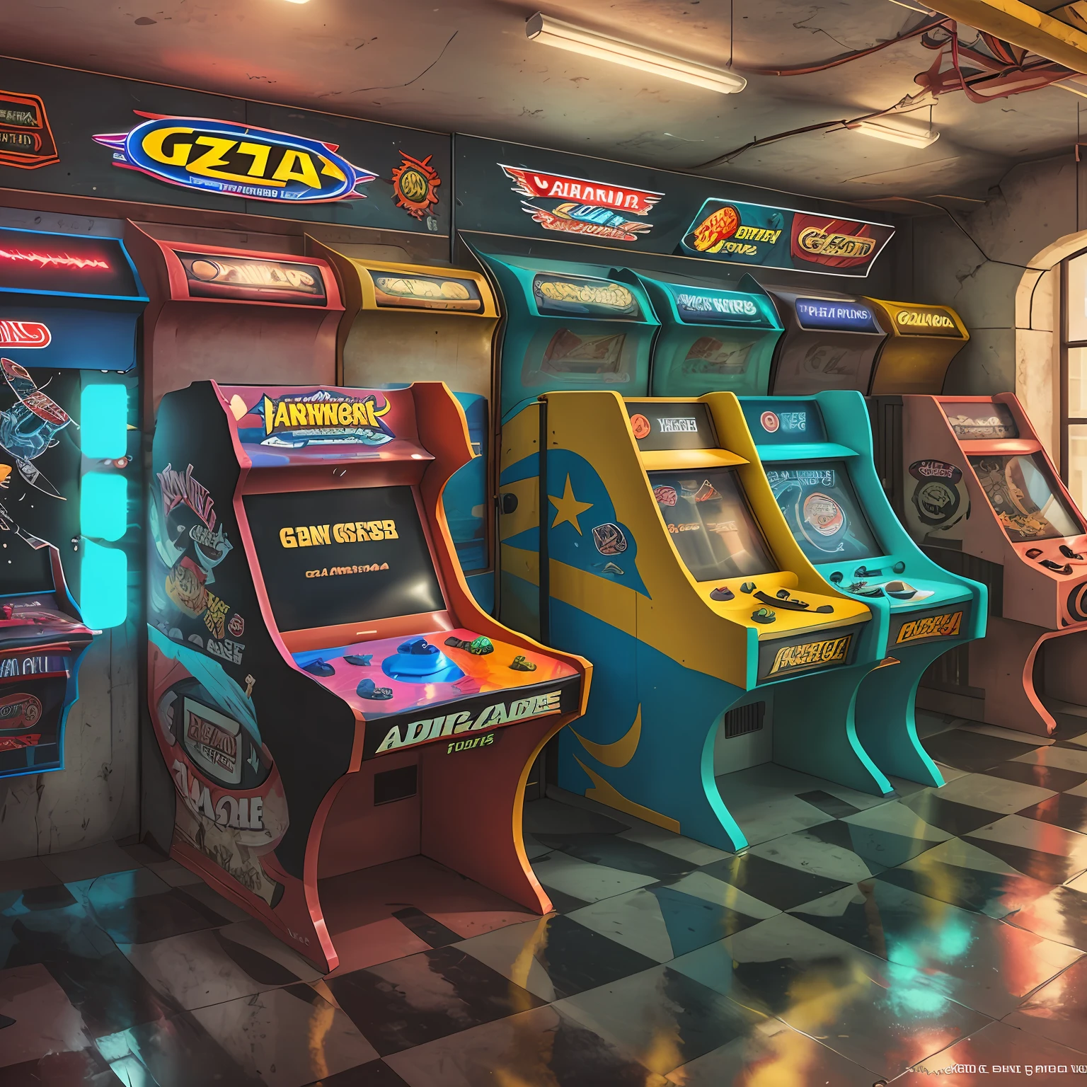 Ancient Arcade Garage