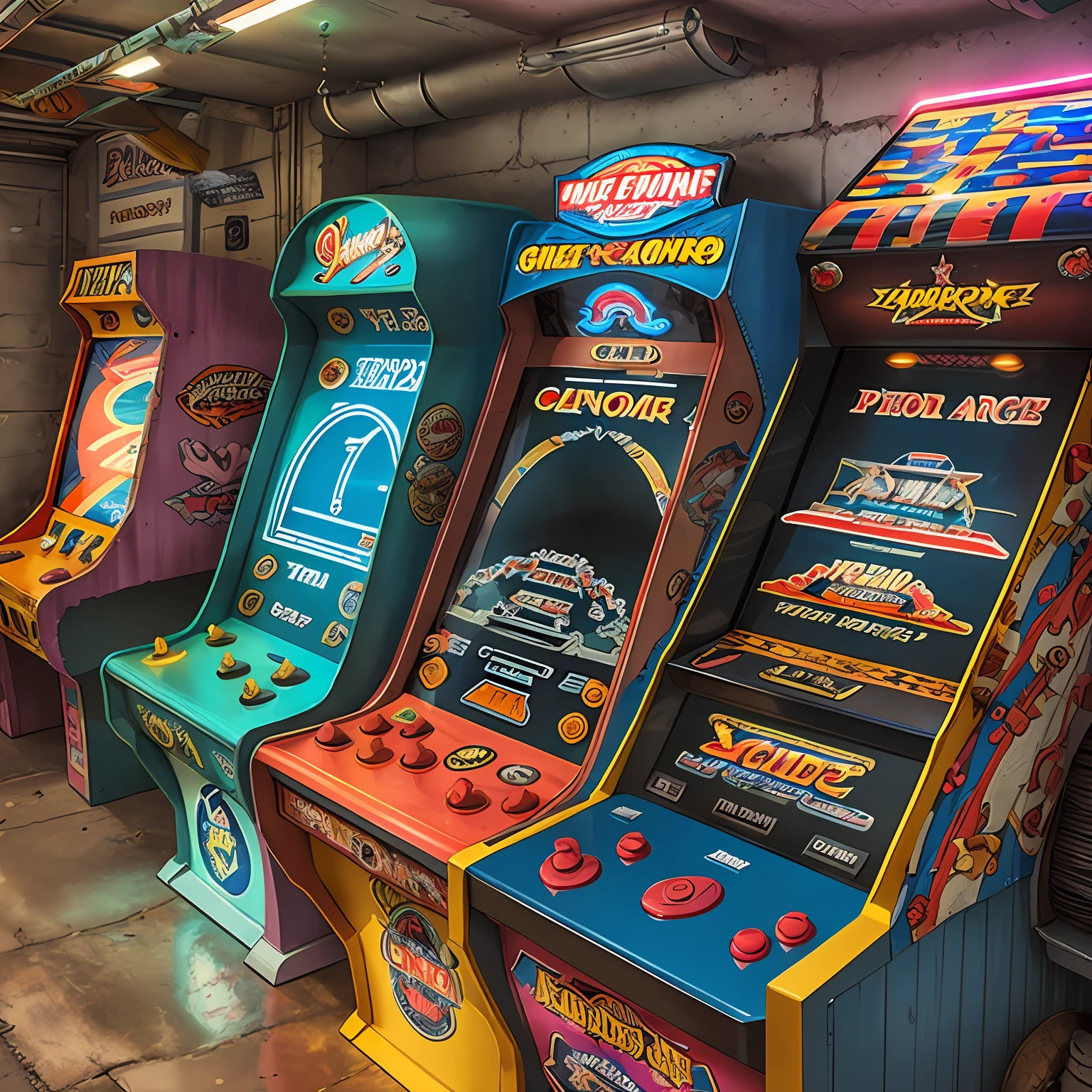 Ancient Arcade Garage