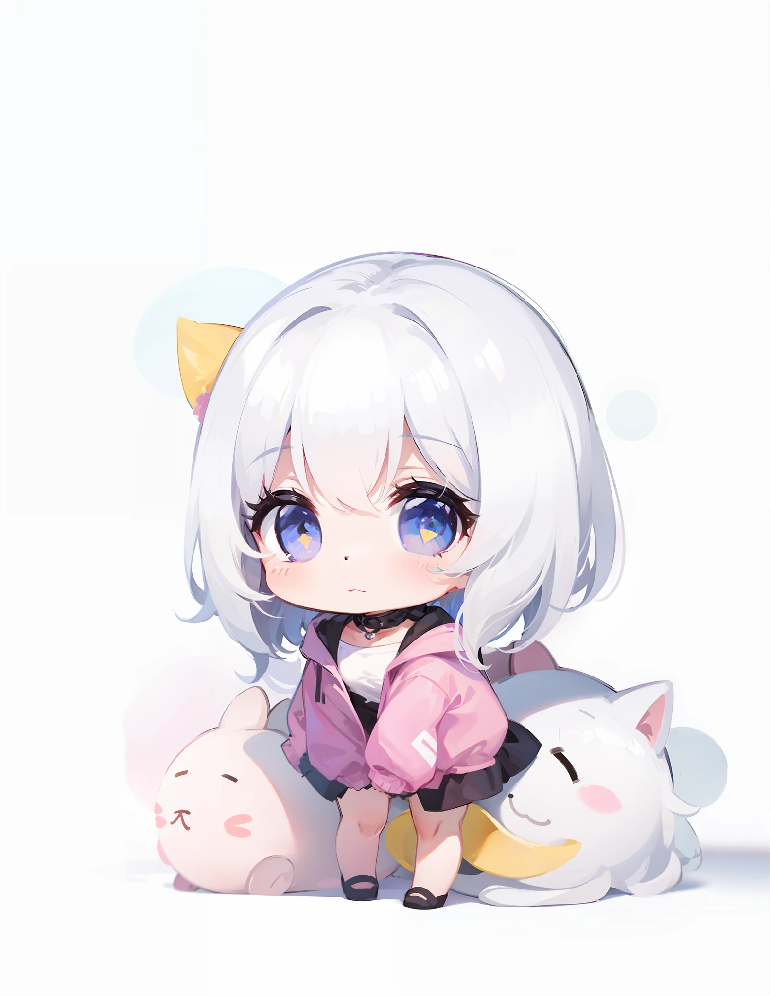 Faint smile,Cute characters looking at the view, --auto --s2