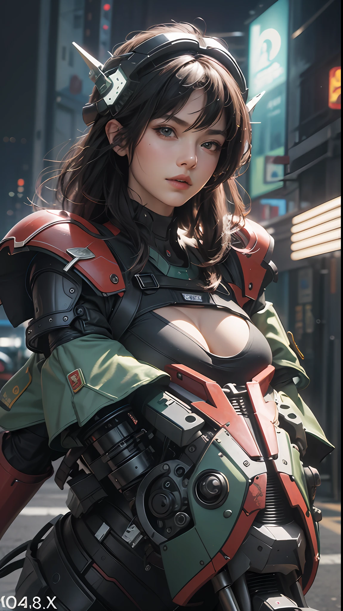 Real face, realistic; Hd; Ultra-detailed, high-resolution and top-quality CG Unity 8k wallpapers in cyberpunk style; green suits, armor, capes; --auto