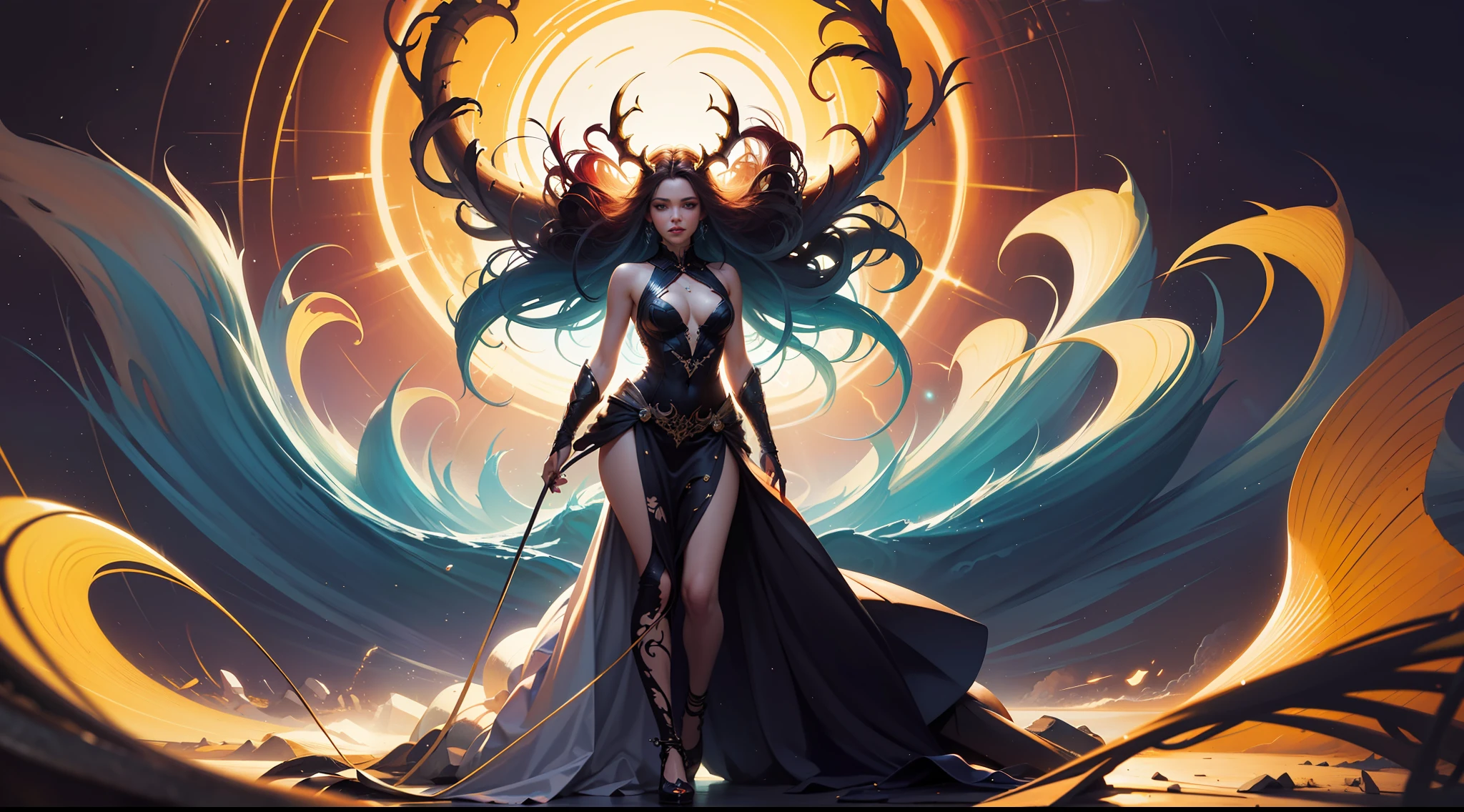 COLORFUL,Master composition,Focus on key people, photorealistc,master masterpiece, prizewinning-winning, bestbestquality, master masterpiece, Hyper detailed, 8K, 极其详细的 CG Unity 8k 壁纸, sophisticated, highly detaild, lifelike,"Psychedelic painting of a staghorn octopus standing in front of a colorful swirl,Fractal tentacles,Large antlers ,Detailed scales,Smooth and shiny colored skin",Background of many filled gemstones,Wheels within wheels,Very Detail,light and shadow,wavy,Many-layered,foreground、far view、fractal thunder dan mumford,Dammford and Alex grey style,Psychedelic surrealist art,Surrealist psychedelic design,dream art style,Illusion psychedelic art,Infinite psychedelic waves,inspired by Cyril Rolando (Cyril Rolando),Authentic ripple structure,psychedelic art style,psychedelic art,psychedelic illustration,zentangle,Mandala,colourised,(lifelike:1.4),