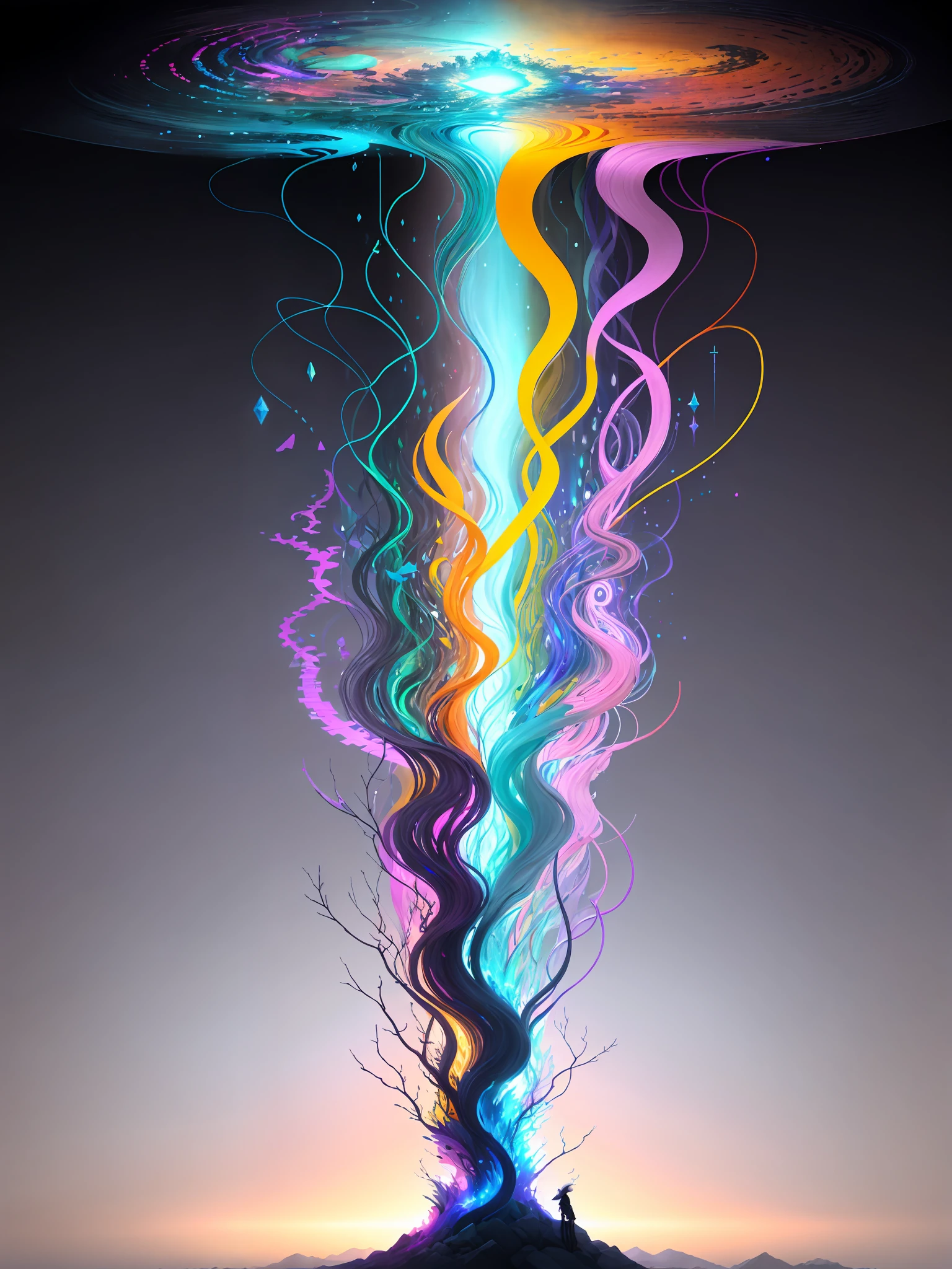 a surreal and ethereal dreamscape, with elements that represent the subconscious. It could feature abstract shapes and forms flowing and intertwining, evoking the mysterious nature of the mind. Soft, muted colors blended with vibrant bursts could convey the ebb and flow of thoughts and feelings.
Within this dreamscape, hidden symbols and motifs could emerge, representing desires, fears, and memories. These symbols could be partially obscured or fragmented, reflecting the elusive nature of the subconscious.