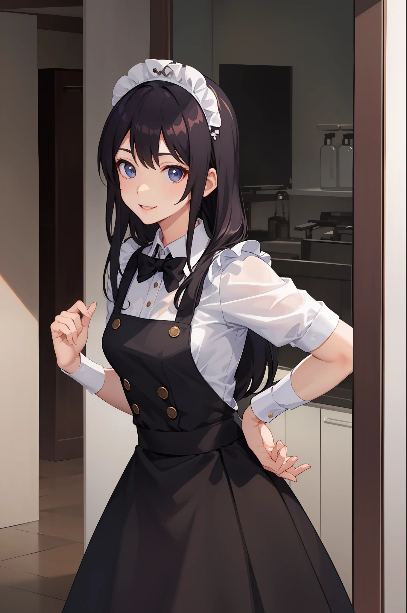 1女の子、Sorrisos、Camisa、skirt by the、(small breasts)Chilarism、The dress、apron,、maid,、Hair Ornaments、
