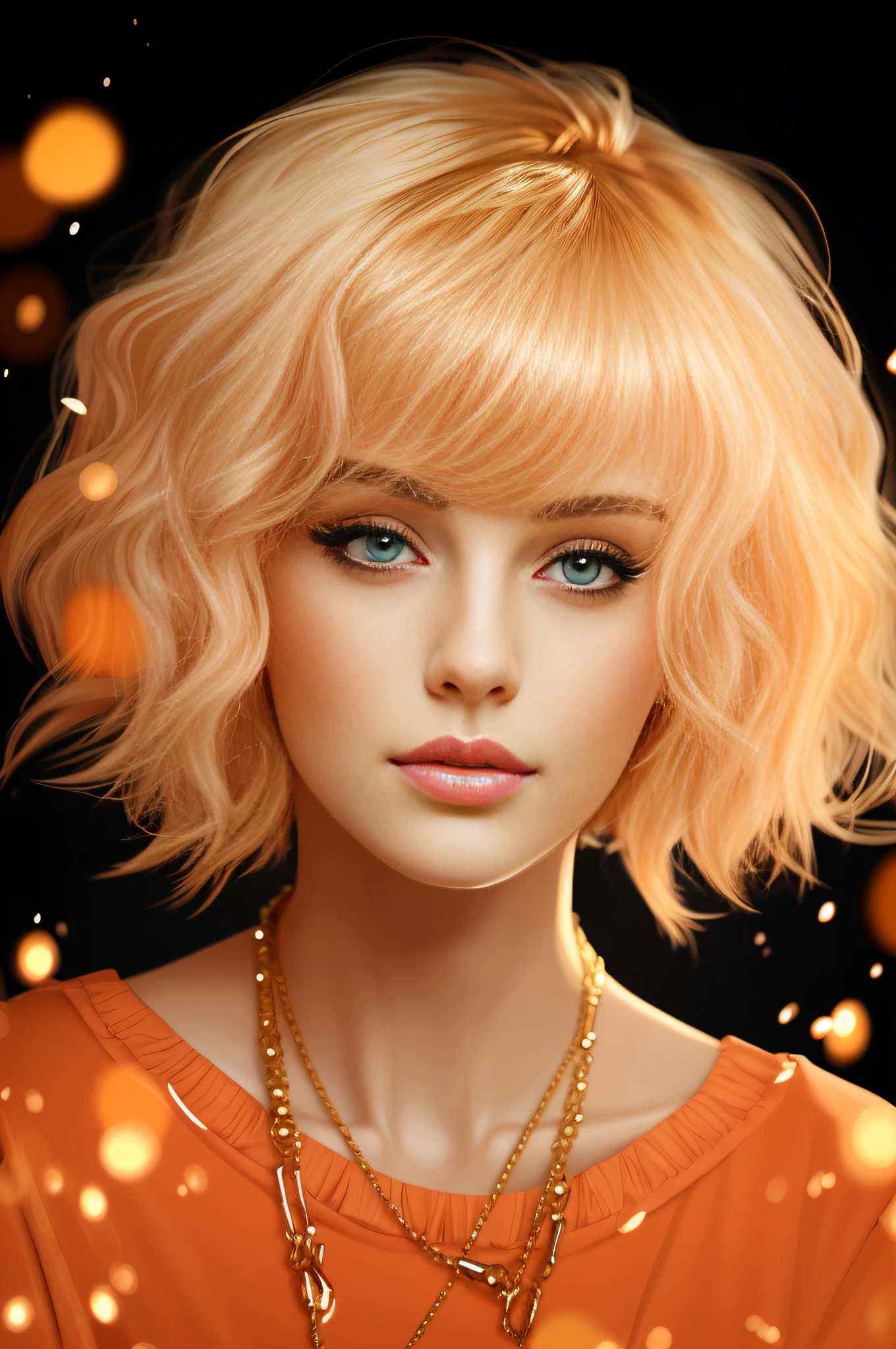 blonde haarige Frau mit einer Halskette und Halskette um den Hals, Atemberaubende digitale Illustration, beautiful digital illustration, gorgeous digital painting, beautiful digital artwork, gorgeous digital art, gorgeous digital painting, beautiful digital art, Beautiful, beautiful digital art, Atemberaubende digitale Malerei, Stil Digitale Malerei, glossy digital painting, very beautiful digital art, Exquisite digitale Illustration, realistic digital art 4k, frau liegt in übreschäumender badewanne in einem badezimmer im schloss versailles um 1750, beleuchtung durch kerzen und kronleuchter