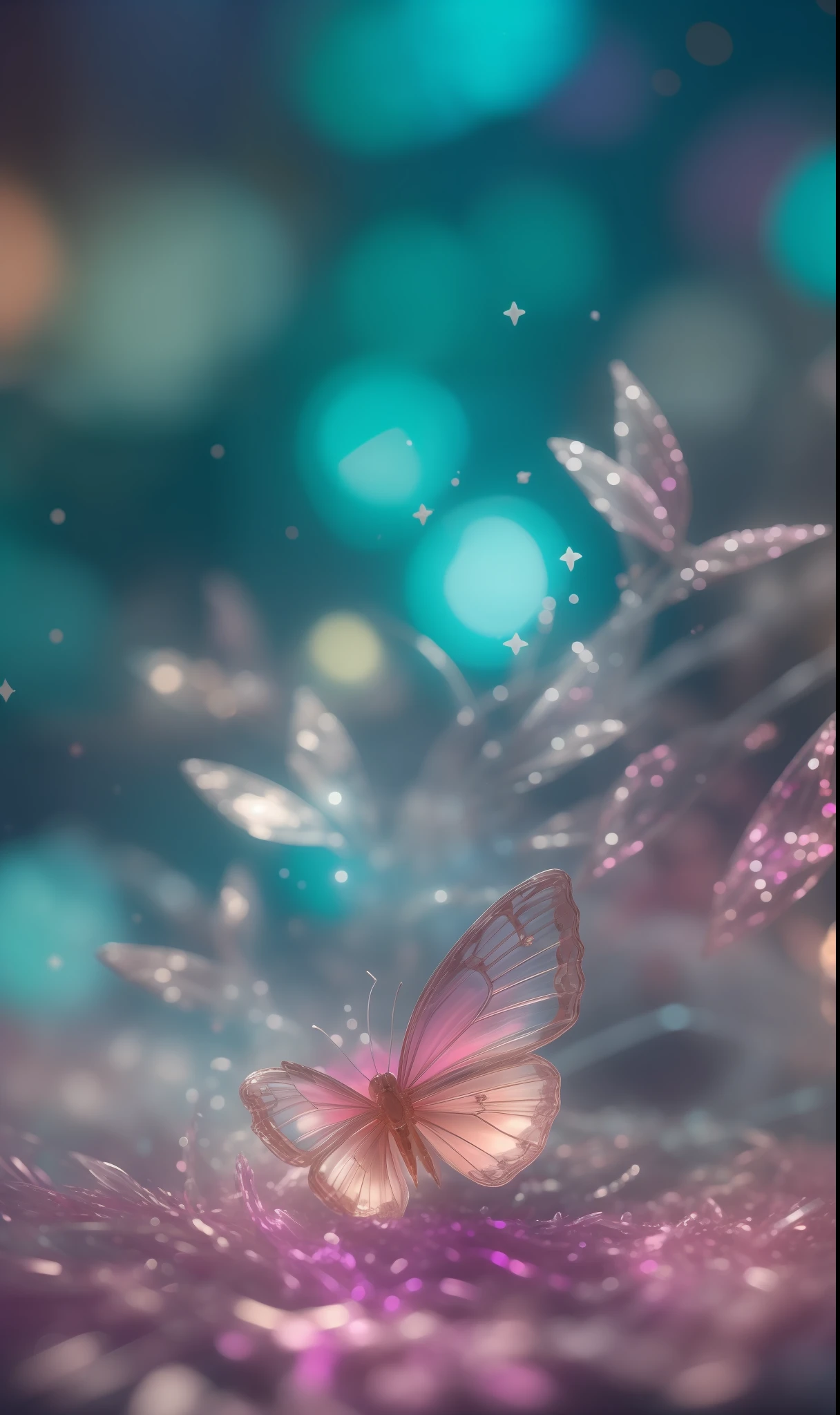 Crystal fantasy, neon, toe-up, countless crystal feathers flutter in the air,
fantasy, galaxy, transparent, shallow depth of field, jade bokeh, sparkling, sparkling, stunning, colourful,
Magical Photography, Dramatic Lighting, photo realism, Ultra Detail, 4K, DOF, High Resolution