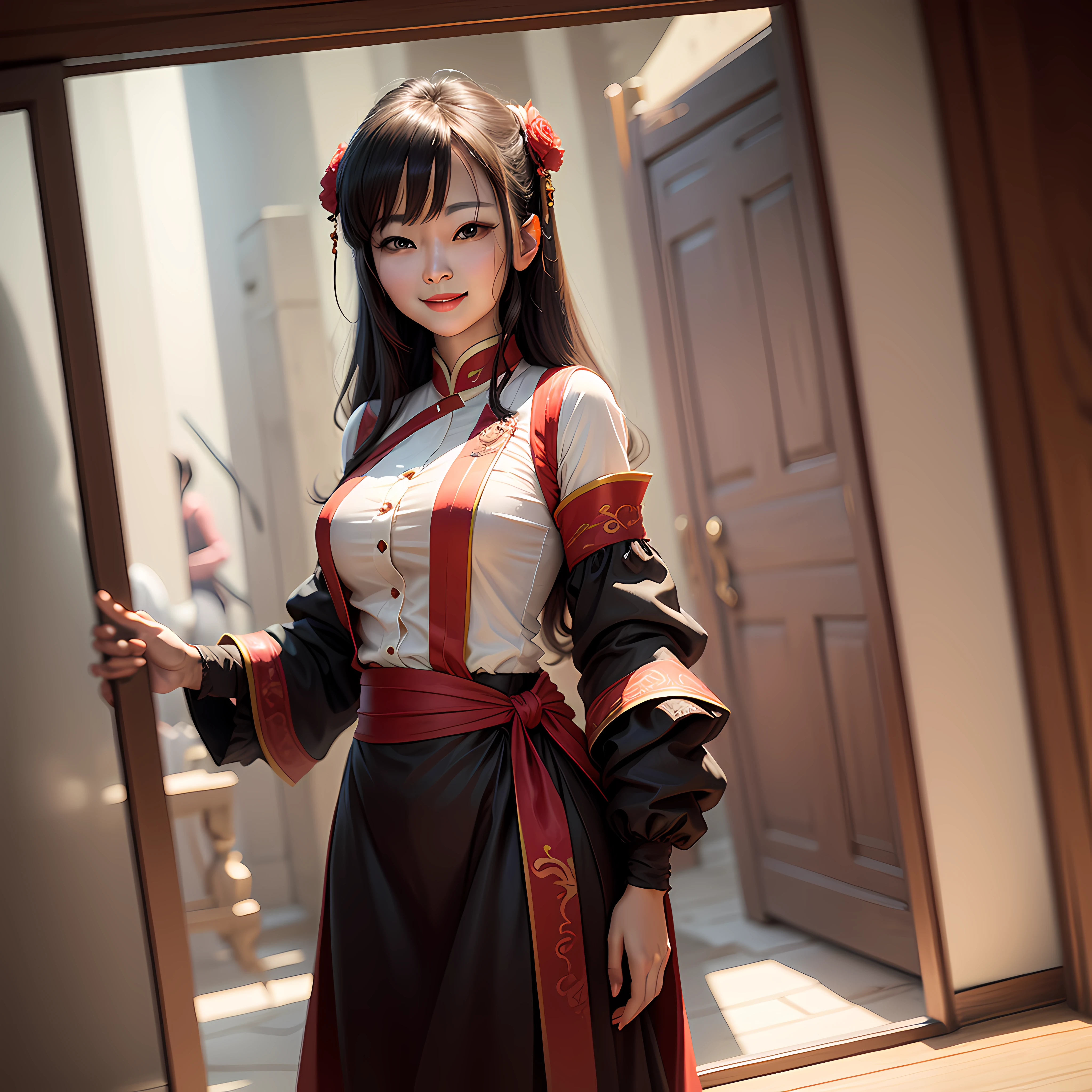 A nice sweet female voice sounded:"Master Xiao,Welcome to Sissi。"A very three-dimensional beauty appeared on the light screen,She smiled sweetly with a vivid expression: --auto