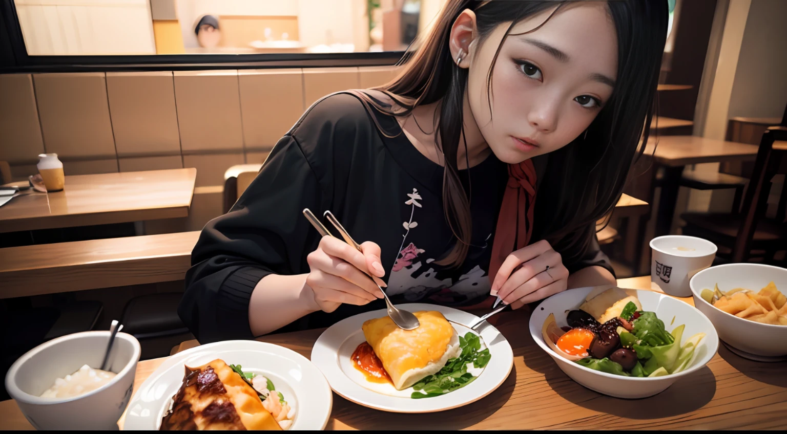 My hobby is watching anime、Drawing illustrations。Recently, I have been visiting restaurants.。
The other day、I went to a restaurant near my home。I ate omelet rice.、I was surprised that the bitter melon champuru that came as a side dish was very delicious.。Osaka、Delicious restaurants in Kyoto、Especially if there is a ramen shop、Please let me know。 --auto
