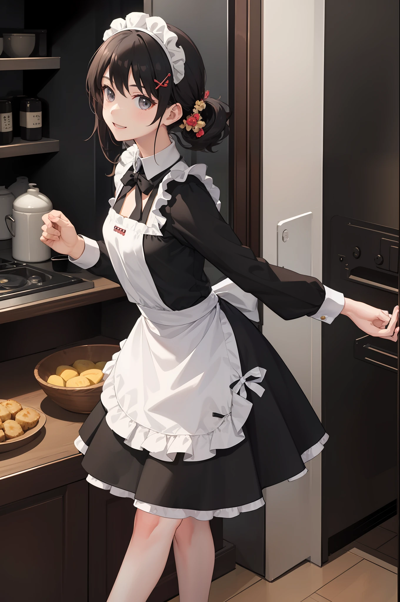1女の子、Sorrisos、Camisa、skirt by the、(small breasts)Chilarism、The dress、apron,,,,、maid,,,,、Hair Ornaments、