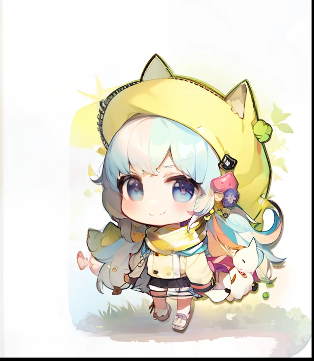 Faint smile,Cute characters looking at the view, --auto --s2