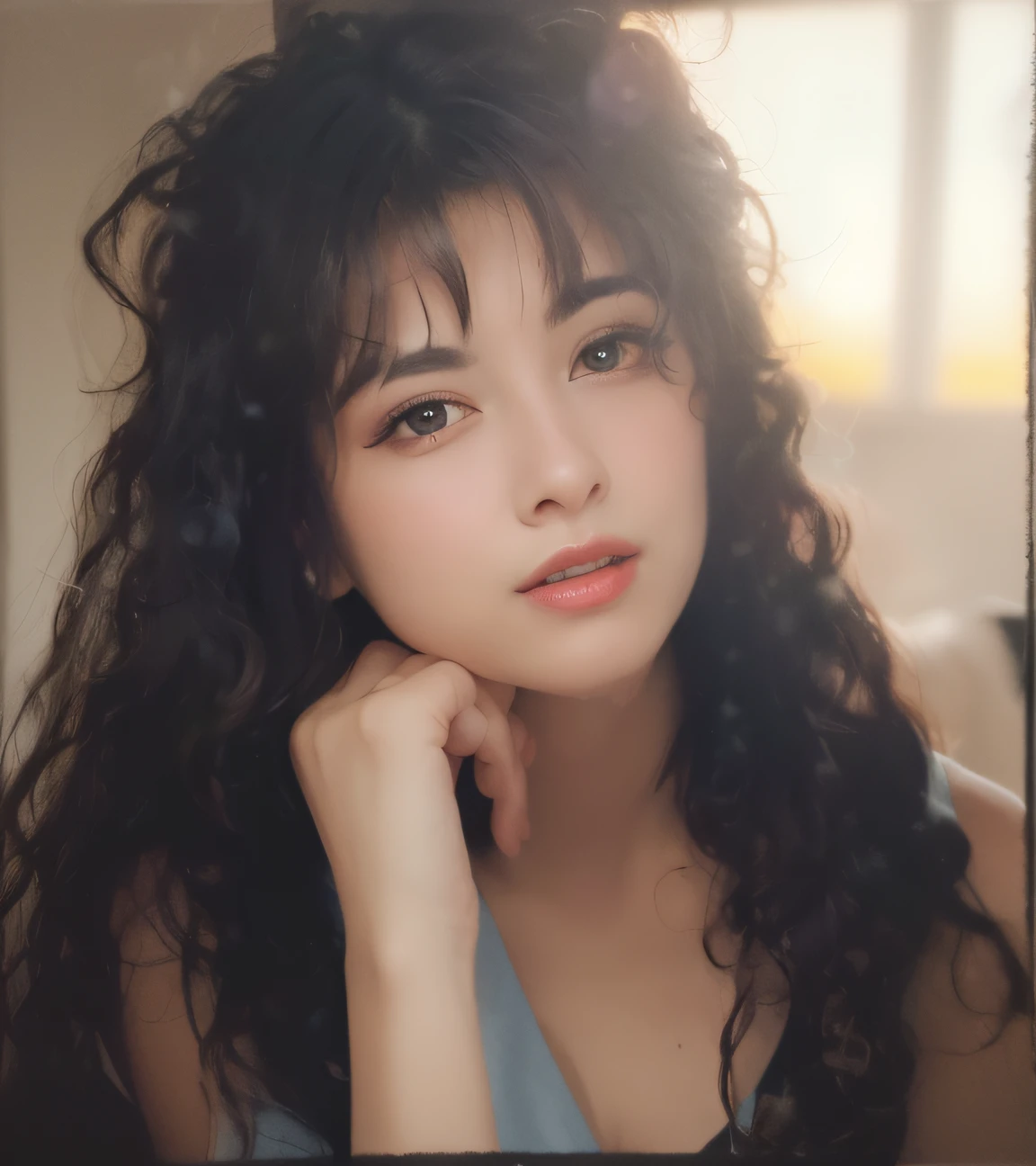 vestida, (foto realista: 1.4), (hiper realista: 1.4), (realista: 1.3), (smoother lighting: 1.05), (increase the quality of cinematic lighting: 0.9), 32K, 1 garota, garota de 20 anos, realistic lighting, luz de fundo, luz no rosto, radius trace, (luz brilhante: 1.2), (aumentar qualidade: 1.4), (pele com textura real de melhor qualidade: 1.4), olhos pink, olhos finamente detalhados, rosto finamente detalhado, olhos finamente qualitativos (cansados, sonolentos e satisfeitos: 0.0), cabelos multicolorido, seios grandes, corpo molhado de suor, trajando langerie sensual, close-up do rosto, camisa transparente, aparecendo a langerie. (Aumentar o humor da linha do corpo: 1,1), (Aumentar a beleza da textura da pele: 1,1), Ao fundo praia e ondas, noite estrelada.