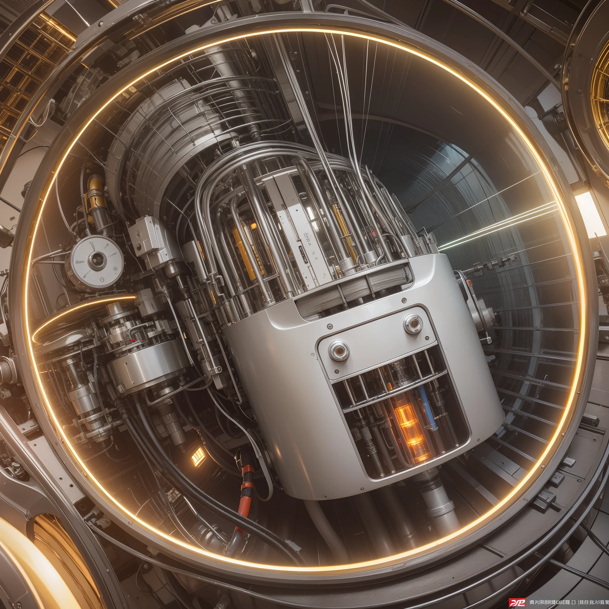 High degree of craftsmanship and quality assurance, A masterpiece from the hands of top masters, Extremely detailed and clear image resolution, Rendered with camera-like realism, Inspiration based on real photos, depict(The image of a mechanical girl), Highly realistic detail, As a commemorative image, Panorama lighting effects, Fine and accurate shadow representation, Uses advanced octane rendering techniques, 高达8K分辨率, Extremely sharp and clear lines and details, Spectacular and grand narrative, Show vivid skin details, Representation of metal materials, Fine and intricate decorative details, steam punk-inspired detailing, Depicting vacuum tubes、Liquid tubes、oil pressure gauges、glass tubes、Simulate details such as meters, Highlight the details and movement of the gears, Performance of gold hydraulic cylinders, Highly complex and detailed depiction, Realistic and realistic lighting effects, Follow the current trend of CG technology, Bright purple eyes, The eyes glow, Face the audience's gaze, Detailed depiction of neon details, Depicting mechanized body parts, Depict blood vessels connected to the duct, Depicting a mechanized spine attached to the back, Depicting a mechanical attachment attached to the neck, Present a sitting position, Depict wires and cables connected to the head, Based on the inspiration of the Gundam mech, Depict the details of small LED luminaires