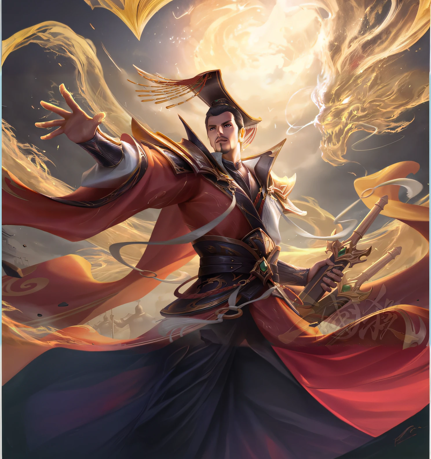 Complete, below is the robe
