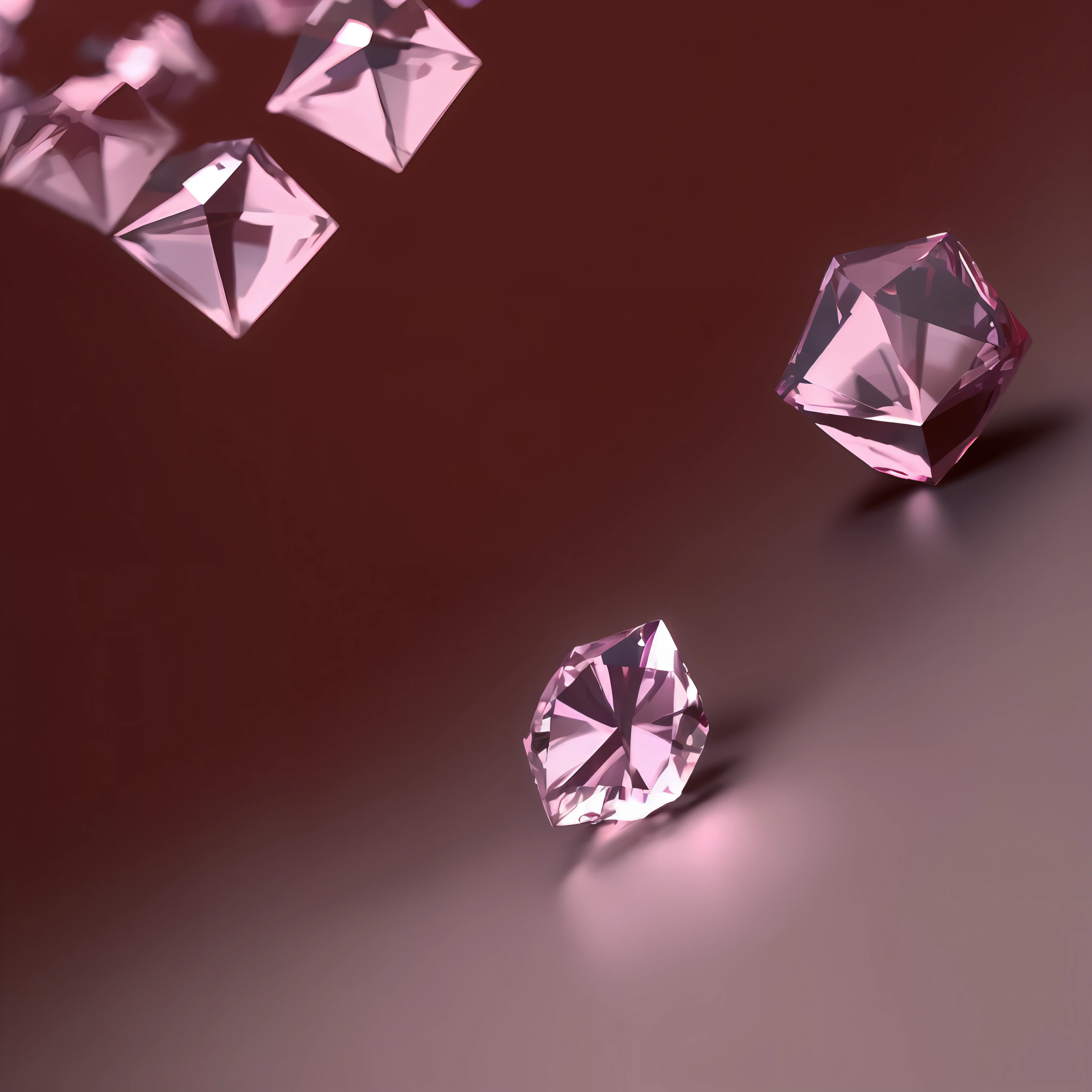 3D words among lots of diamonds and ruby