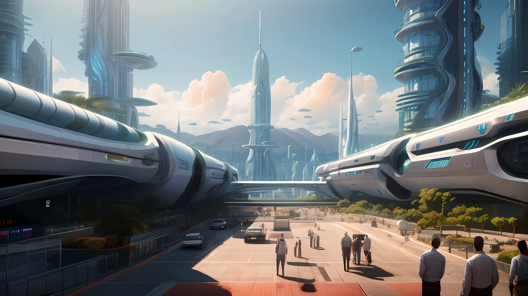 Obra-antes, Uma megaestrutura futurista, como uma torre corporativa gigantesca, with reflective glass panels and hologram ads projected onto its façade., noite, aesthetic cyberpunk, very detailed lighting, dramatic, arte digital tendência em Artstation 8k HD de alta definição detalhado realista, detalhado, textura da pele, hiper detalhado, textura de pele realista, armadura, melhor qualidade, ultra alto nada, (fotorrealista: 1.4), hight resolution, detalhado, Foto crua, Afiado Re, por Lee Jeffries Nikon D850 Film Fotografia de Stock 4 Kodak Portra 400 Camera F1.6 Lens Rich Colors Hyper Realista Textura realista Iluminação dramatic UnrealEngine tendência em ArtStation Cinestill 800