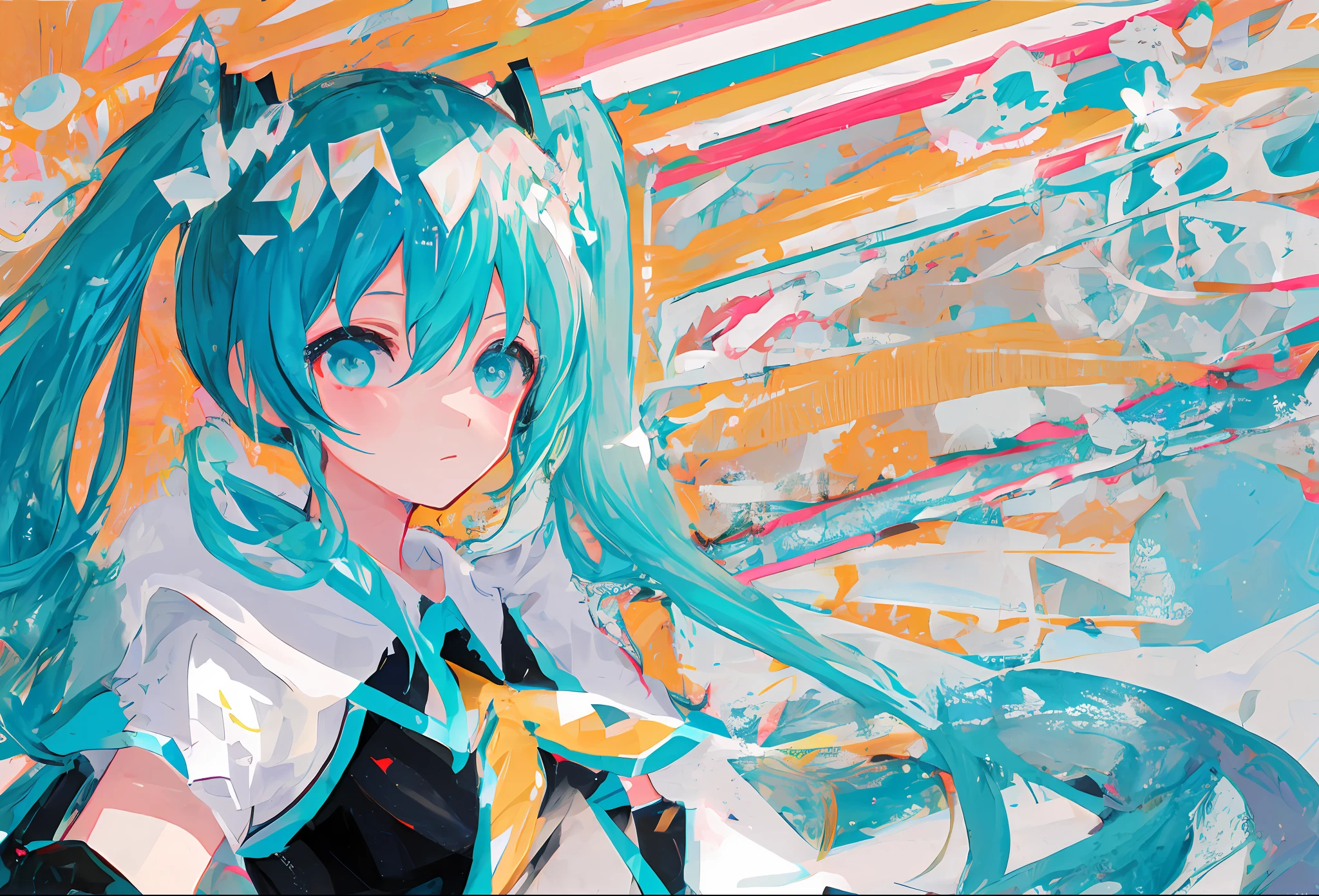 A Girl，Hatsune Mirai，diadem，High Picture Quality