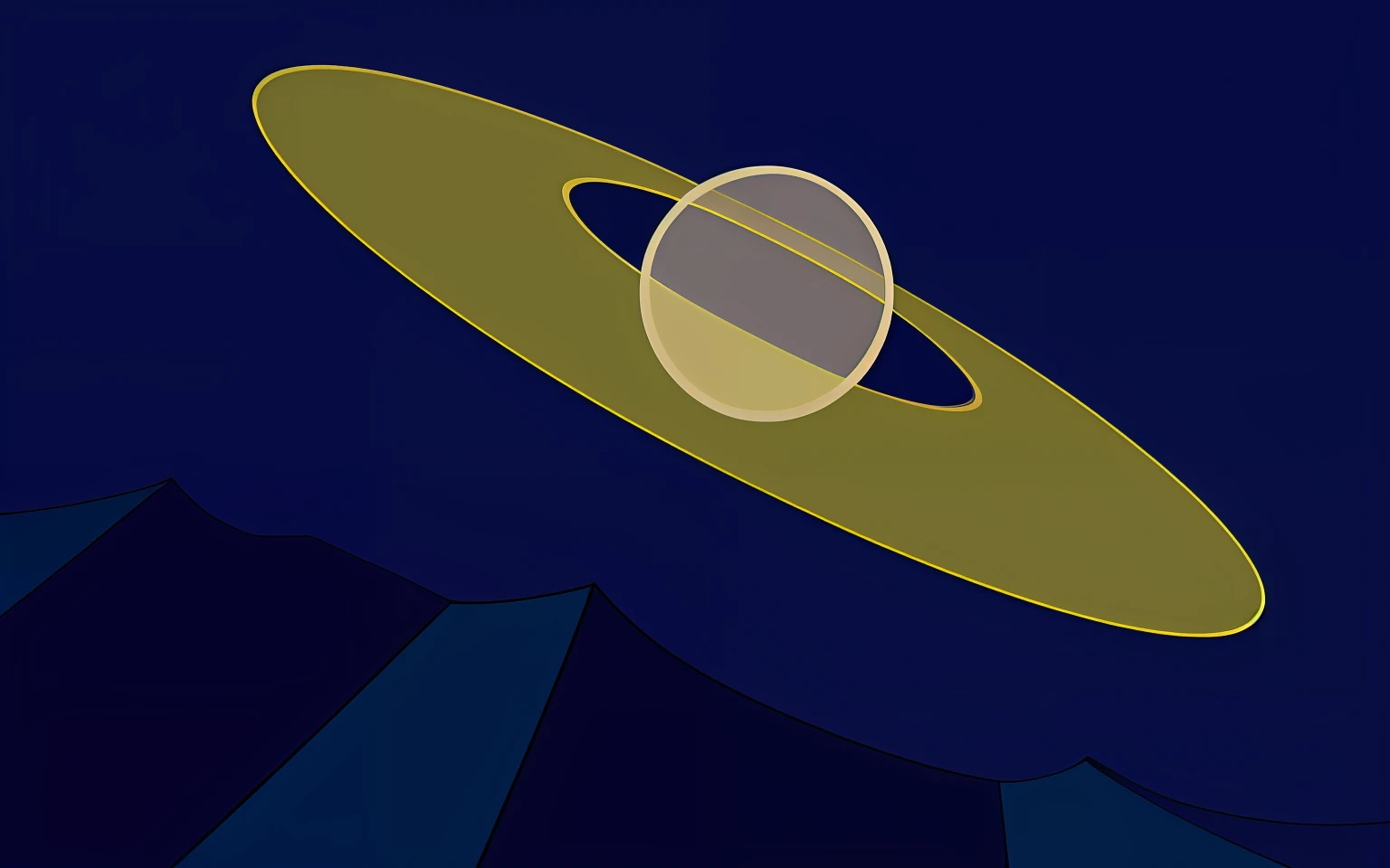 There is a picture of the planet，There is a ring around it, saturn in the background, saturn in the sky, planet with rings, over looking saturn, visiting saturn, ringed planet in the sky, saturn, in honor of saturn, big disc of planet, saturn, large planet in the background, saturn and supermoon in the sky, big planet on background