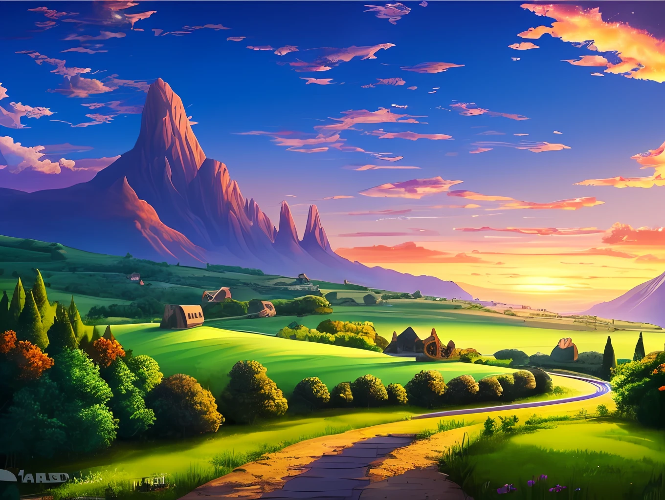 Fantasy landscape --auto