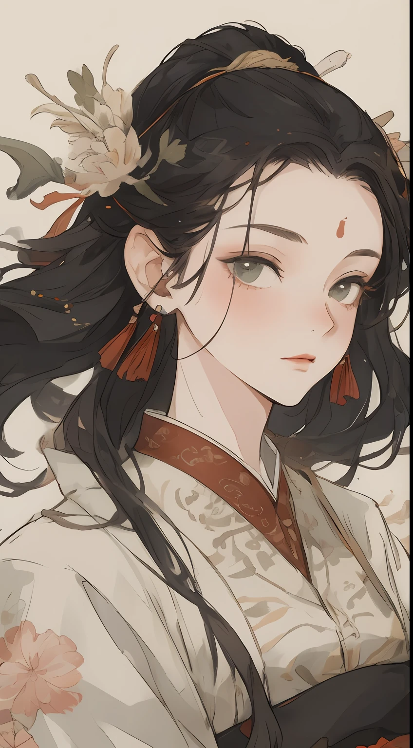 A Girl, Ancient Chinese clothing, total body, sunrays, Clear face, clean white background,fior,yun, master masterpiece, super-detail, epic composition, UHQ, high quallity, extremely detailed, official arts, 制服 8k 壁纸, super-detail, 32k