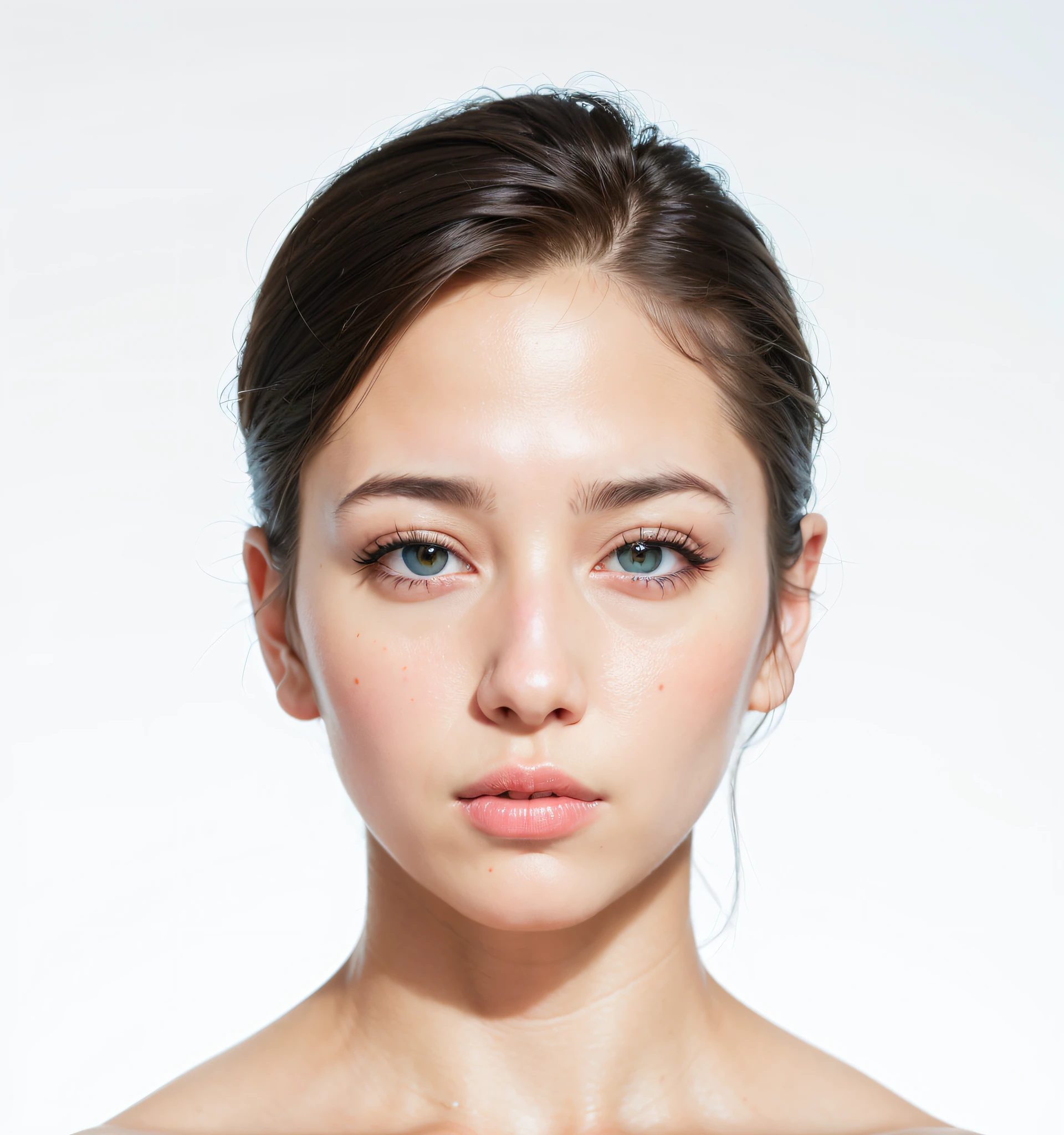Temperament aesthetics,female portrait,realistic female portrait, 8k portrait render, realistic beautiful face, hyper realistic face,