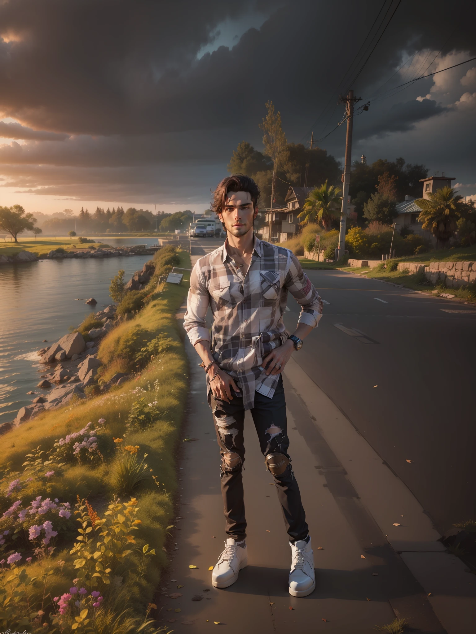 Background change handsome