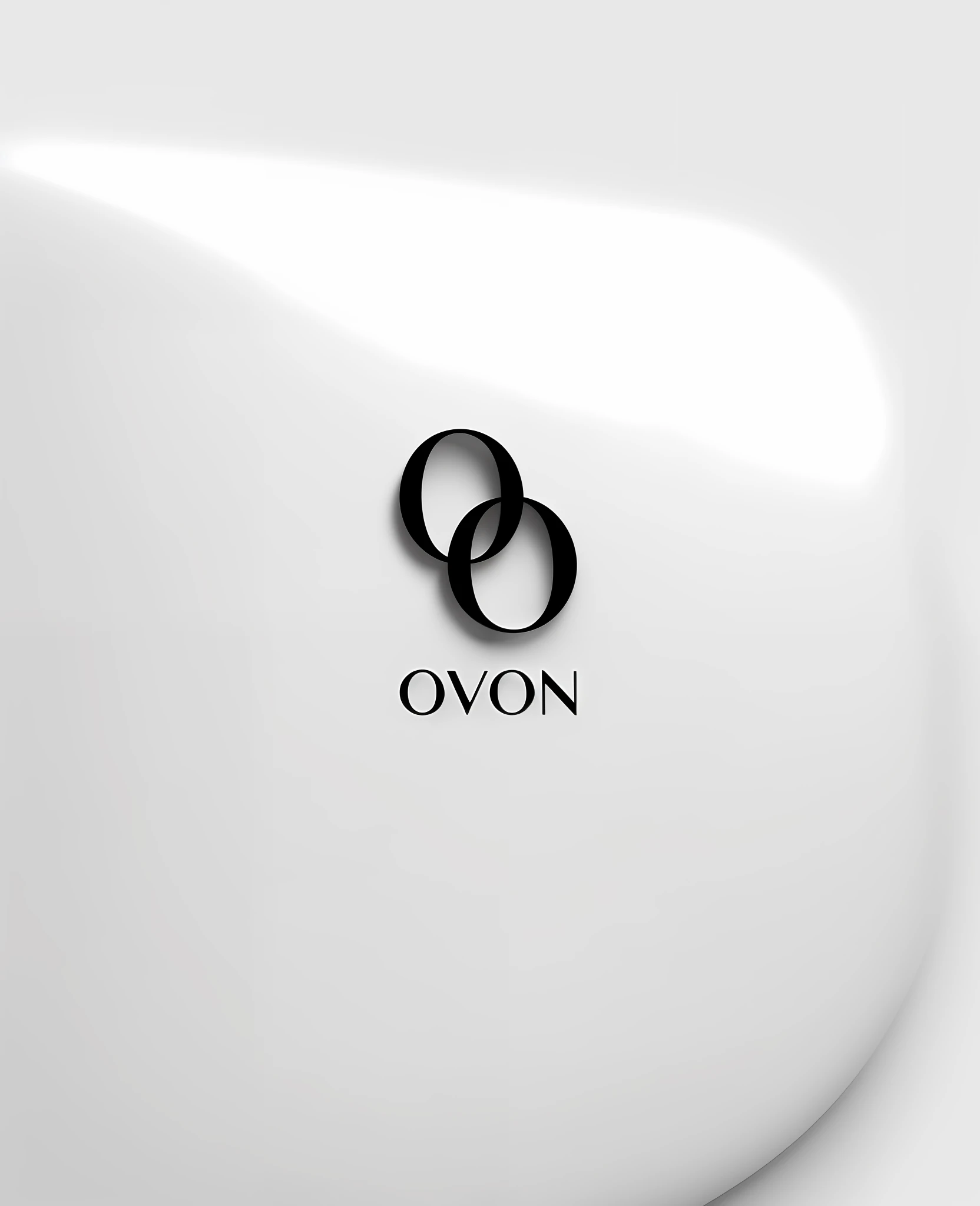 a close up of a clock on a white surface with a black and white logo, minimalist logo without text, making: Oton Iveković, minimalistic logo, rounded logo, black and white logo, inspired by Oton Iveković, logotype, business logo, simple logo, by Byron Galvez, Reviewers : Giorgio Cavallon, logotype design,White background,3d