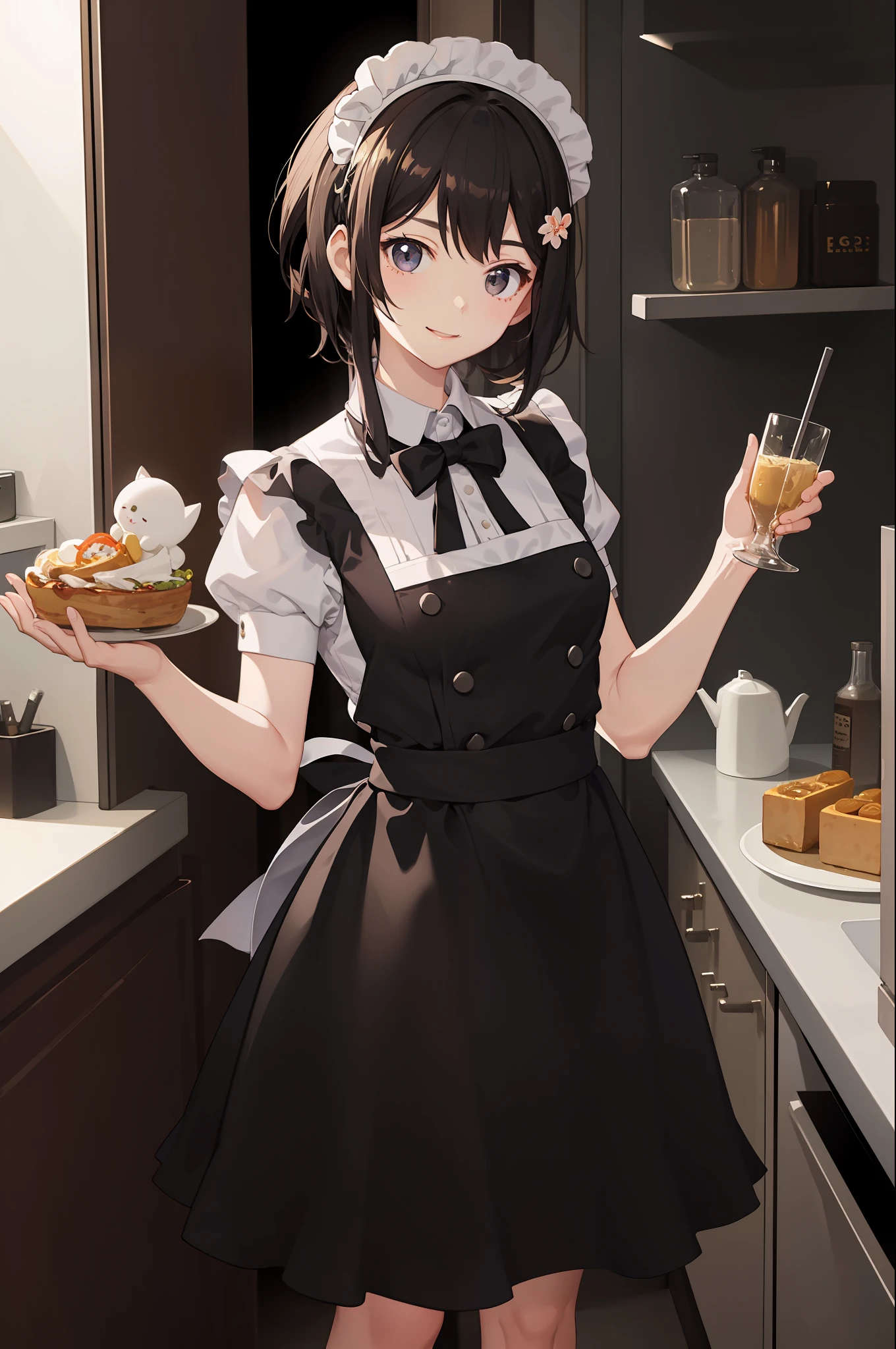 1女の子、Sorrisos、Camisa、skirt by the、(small breasts)Chilarism、The dress、aprons,,,,,,、maid,,,,,,,、Hair Ornaments、