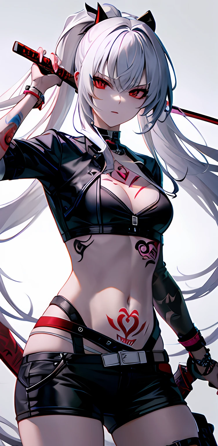 NSFW,soft,1女孩NSFW,soft,1女孩,naked body,Tattooing on thighs,Calf tattoo, Wear all clothes, Full body painting, chest tattoo, chest tattoo, chest tattoo, tattooed, Lower Abdomen Tattoo, Upper body tattoos,naked body,Tattooing on thighs,Calf tattoo, Wear all clothes, Full body painting, chest tattoo, chest tattoo, chest tattoo, tattooed, Lower Abdomen Tattoo, Upper body tattoos
yes, navel, shorts, sword, 、thicc thighs_with, thicc thighs, Emoticon face,Open lips,