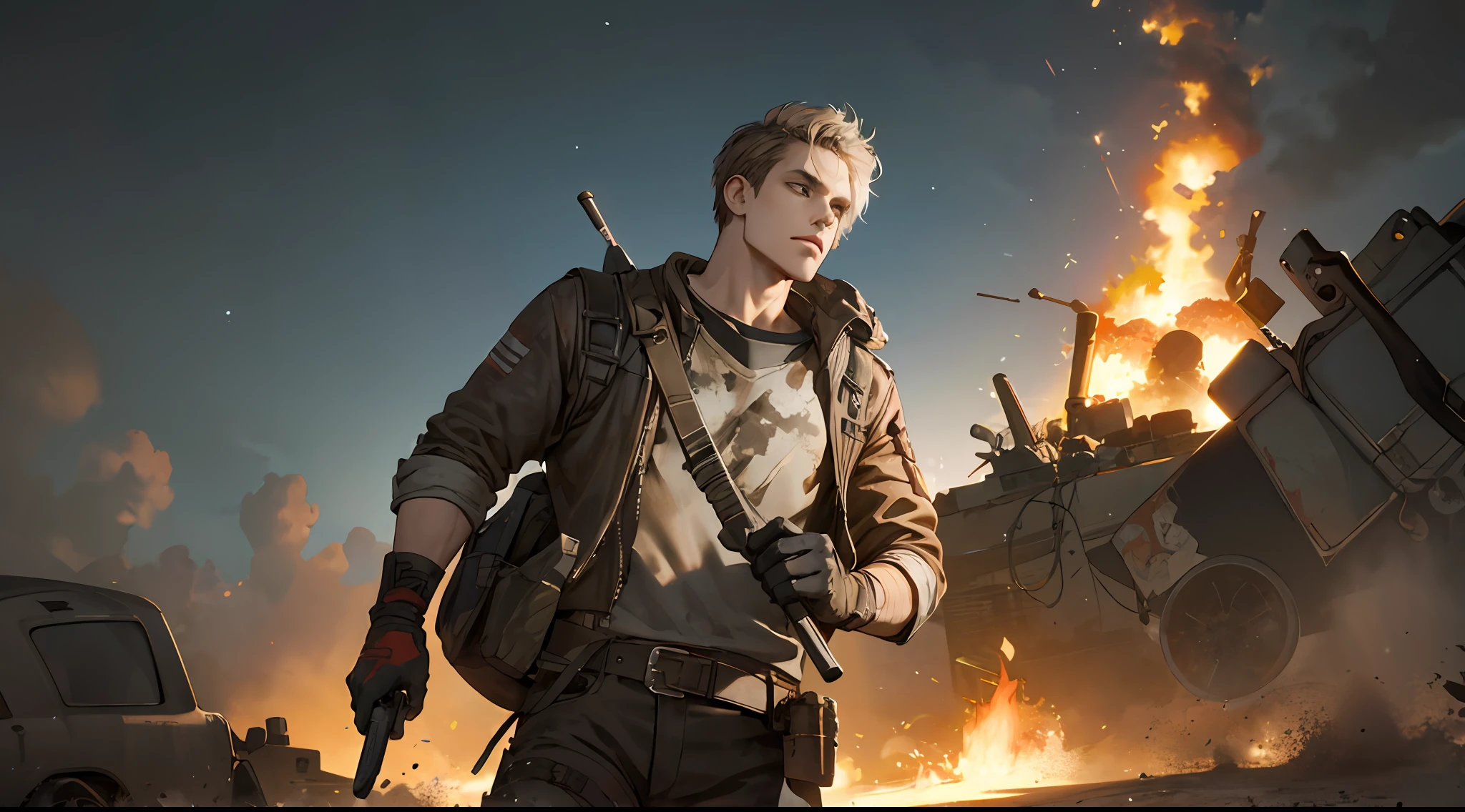 The World of Mad Max、a guy、wilderness